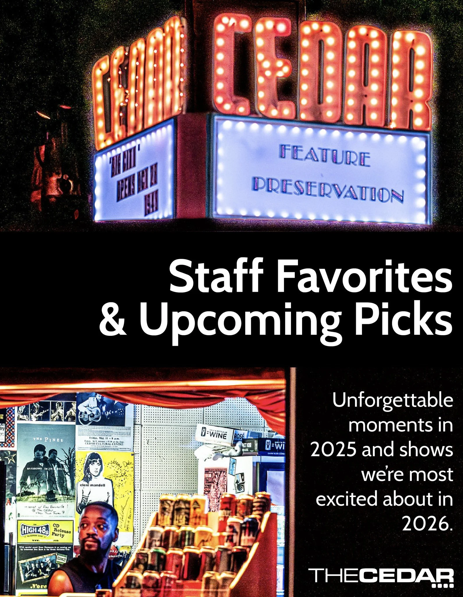 A few staff members shared a moment they loved from 2025 and a show they&rsquo;re excited about for 2026. Just a small window into the year behind us and the one we&rsquo;re heading into alongside our community. Look out for part 2!

Swipe through, a