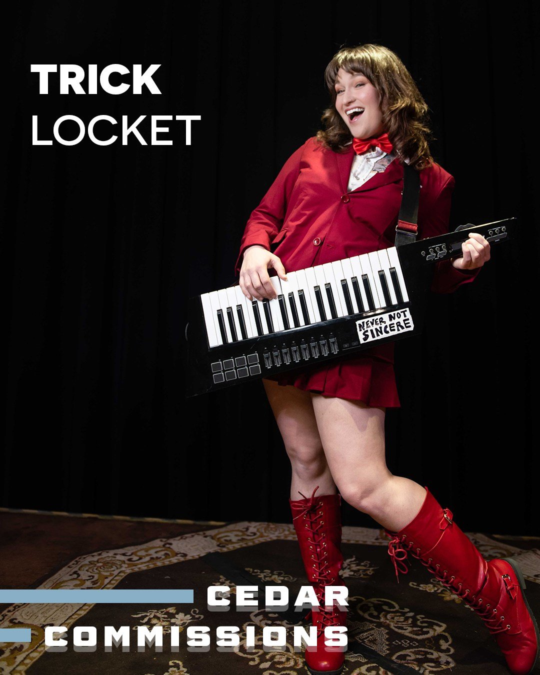 Meet the Artists of the 2025-26 Cedar Commissions: TRICK LOCKET

"This is the first time I&rsquo;ve worn the hats of playwright, director, and producer&mdash;while also wearing the hats (and jackets) of 9 different characters! I&rsquo;ll be brin