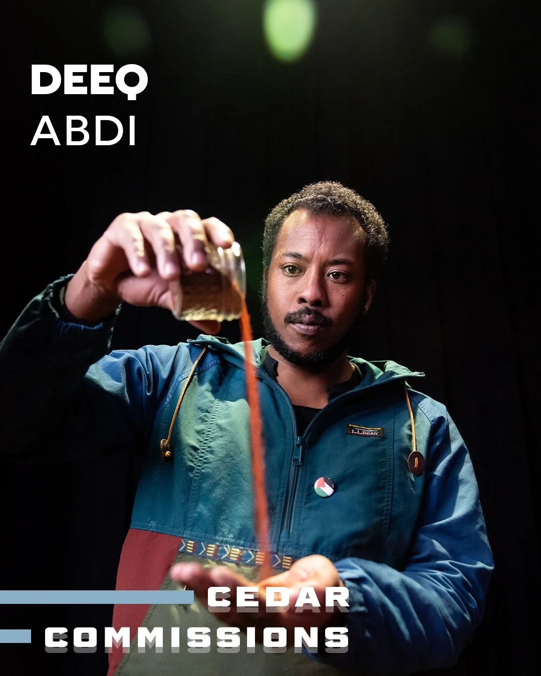 Meet the Artists of the 2025-26 Cedar Commissions: DEEQ ABDI

"With my new project, Transferred Soil, I aim to explain and celebrate what it means to live between cultures, both as an artist and an activist".

Deeq Abdi will be performing o