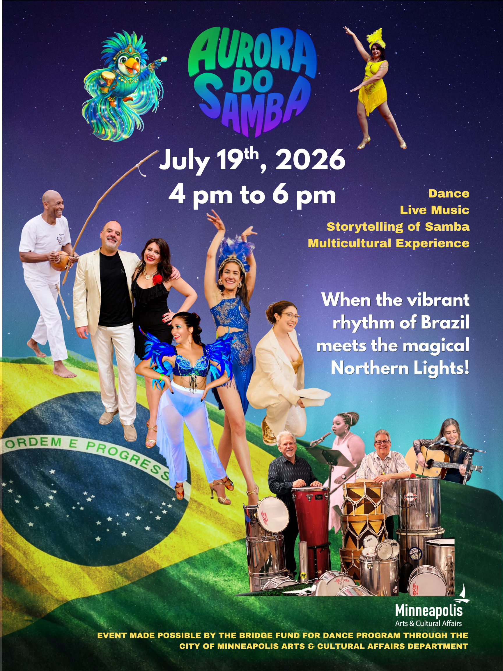 Latin Dance MN presents Aurora do Samba