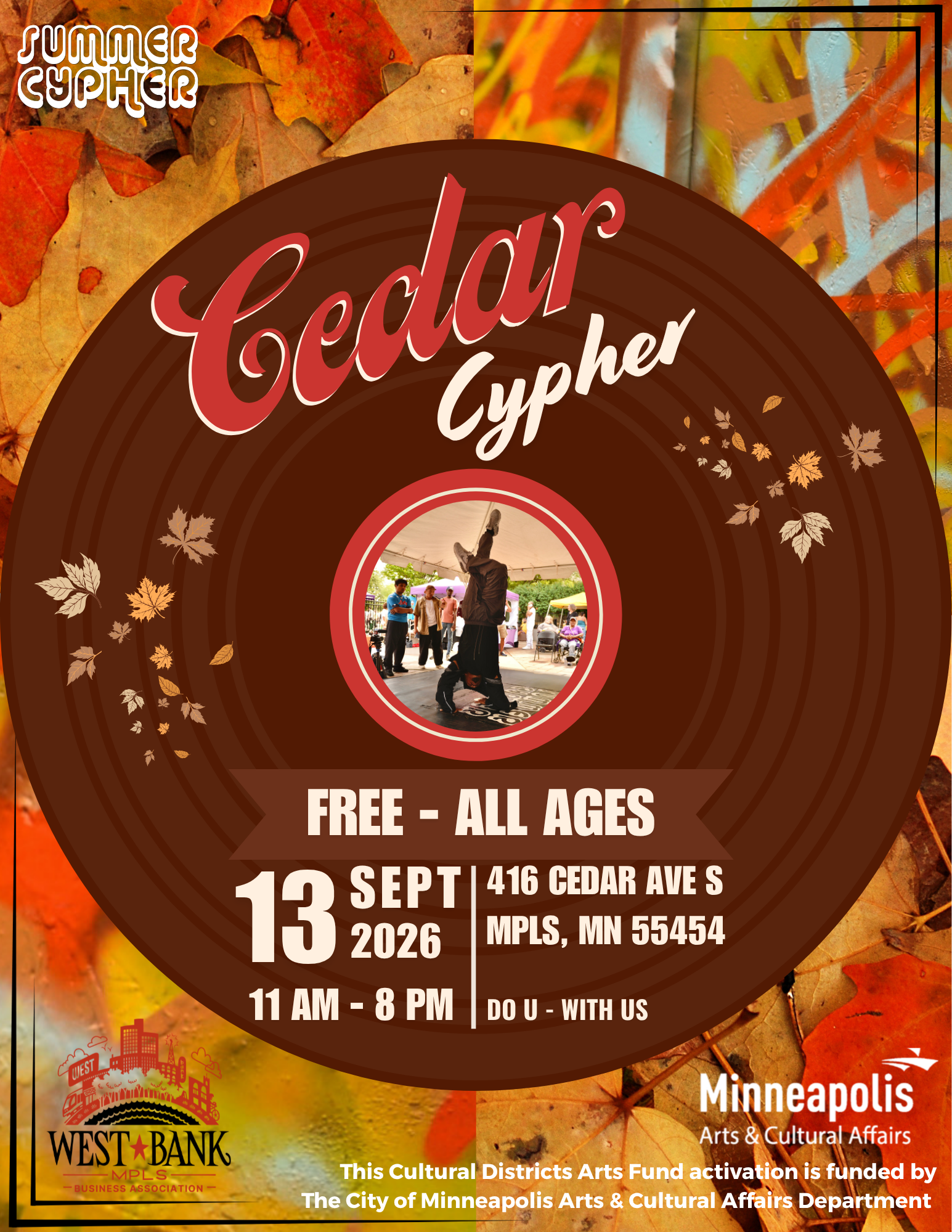 Summer Cypher Presents Cedar Cypher