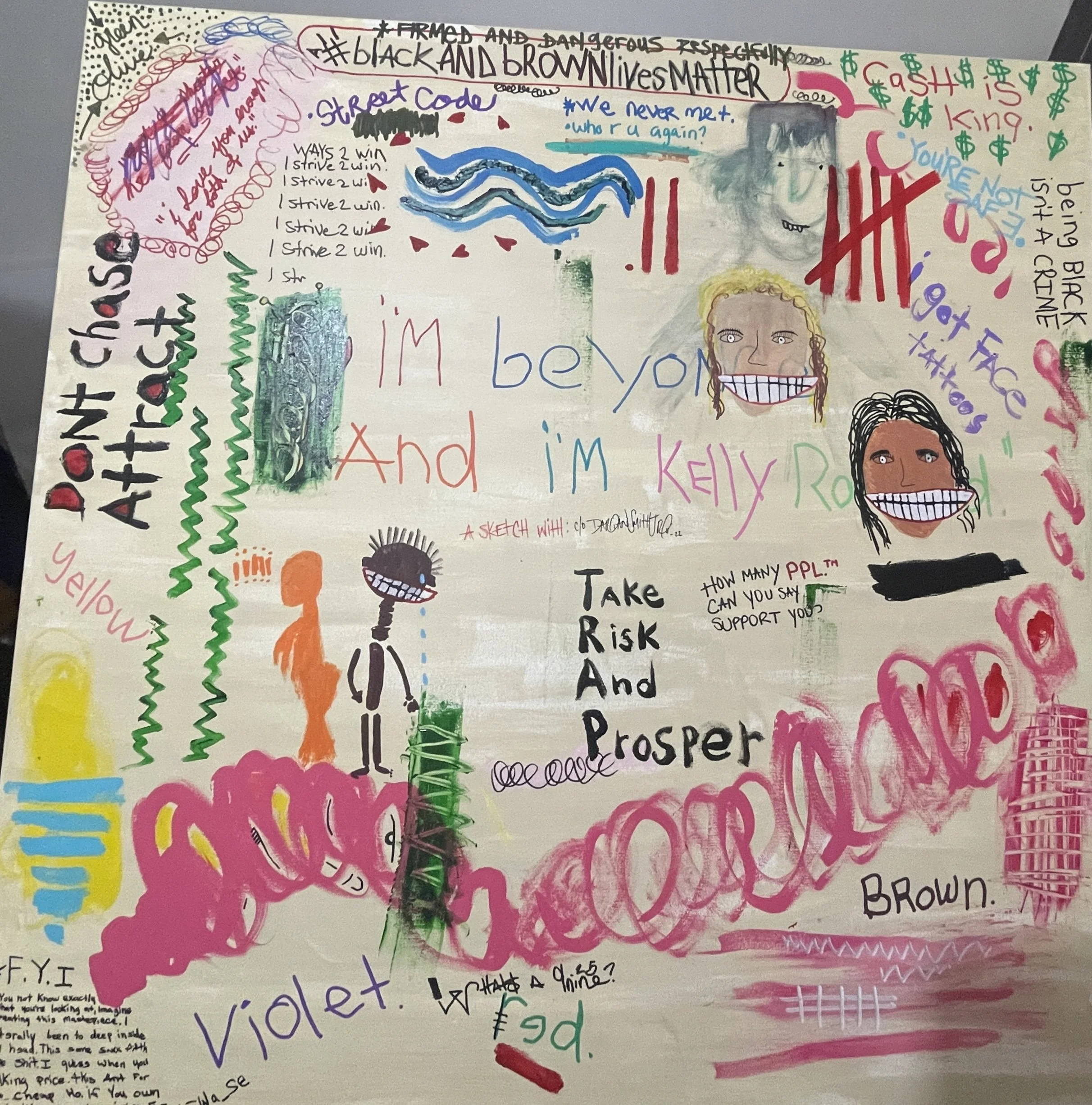 I'M BEYONCE & I'M KELLY ROLLAND (COLLABORATION WORK WITH WA$E)