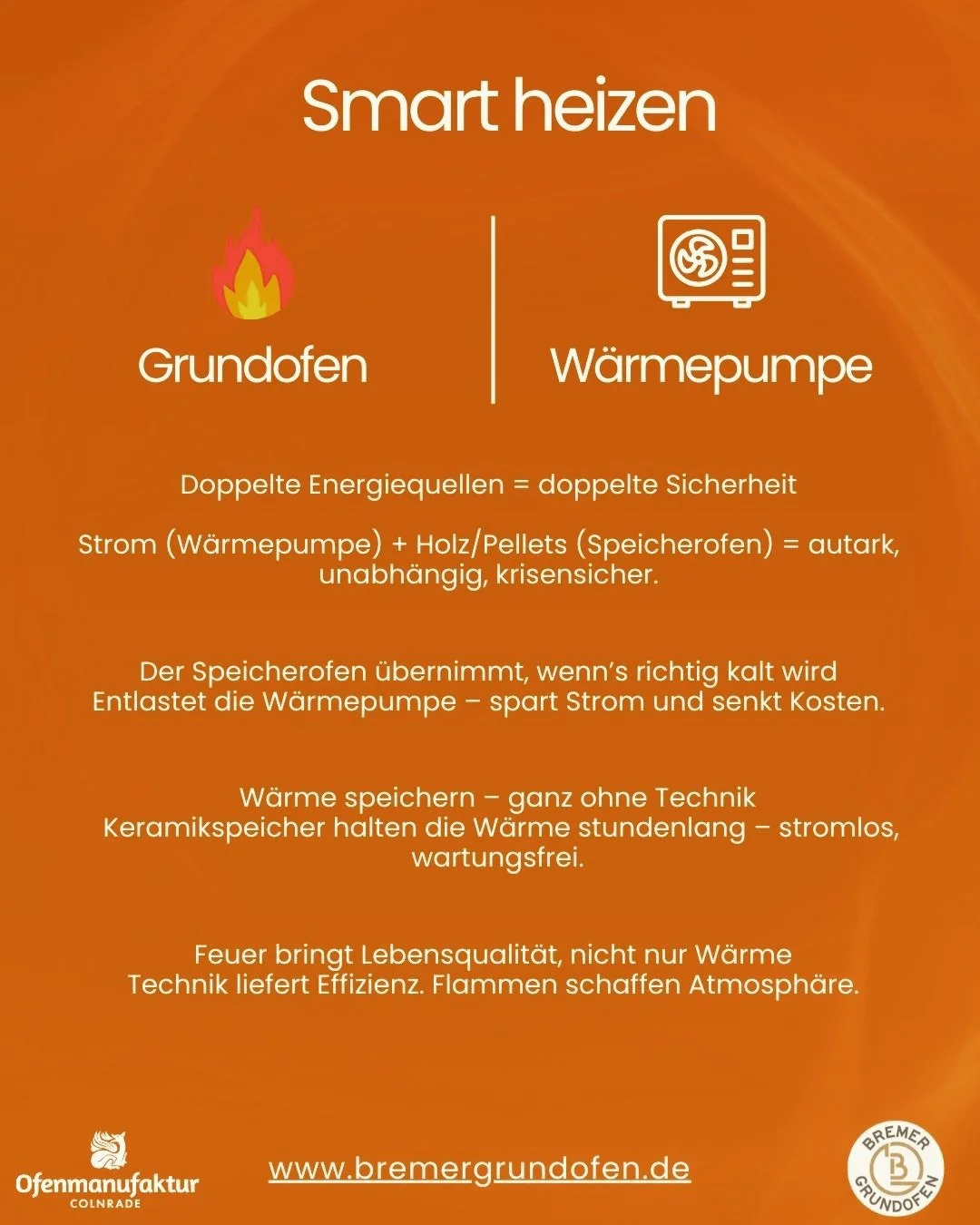 #w&auml;rmepumpe 
#grundofen 
#speicherofen
#energie