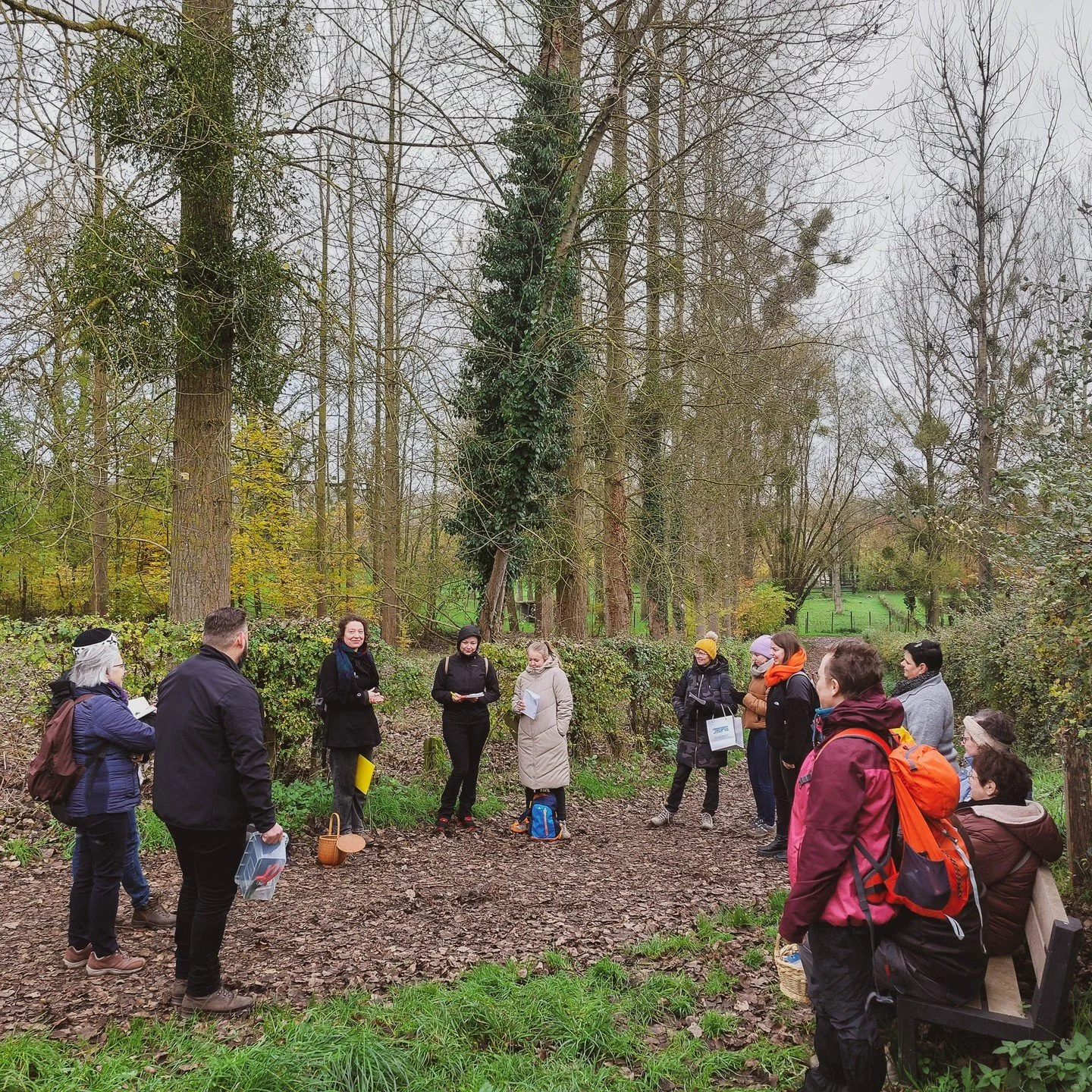 Wat een fantastische dag hadden we afgelopen zaterdag! 🍂🍁

Met een groep kruidenliefhebbers gingen we in de voormiddag op pad voor een herfstige wildplukwandeling.

In de namiddag verwerkten we verse planten tot een tinctuur en een massageolie.

We