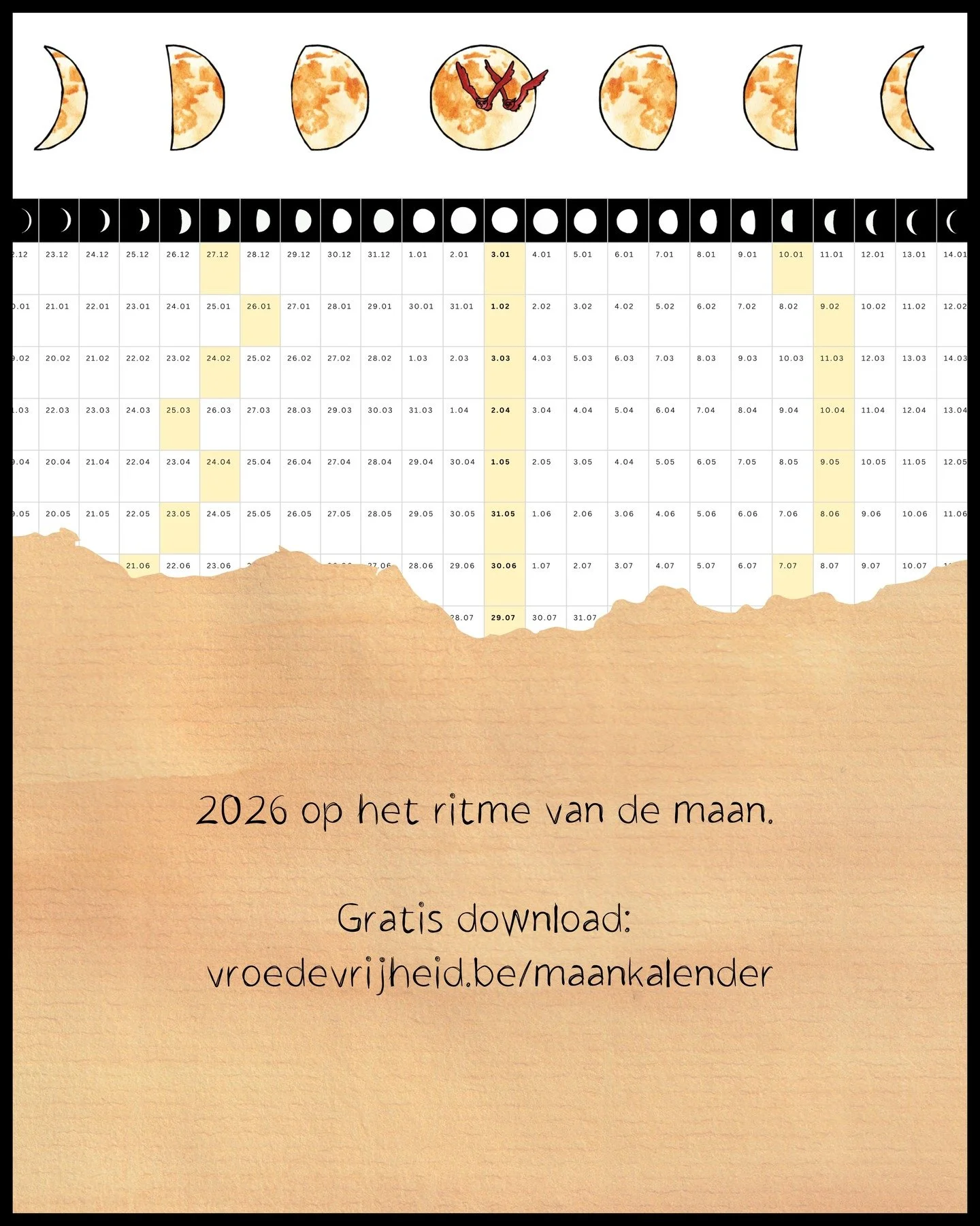 🌑🌒🌓🌔🌕🌖🌗🌘🌑

Dat de zon een invloed heeft op het ritme van ons leven, is voor iedereen wel duidelijk.

Dat de maan een invloed heeft op het ritme van ons leven, is voor velen een gek idee.

De zon bepaalt het ritme van de dag en het ritme van 