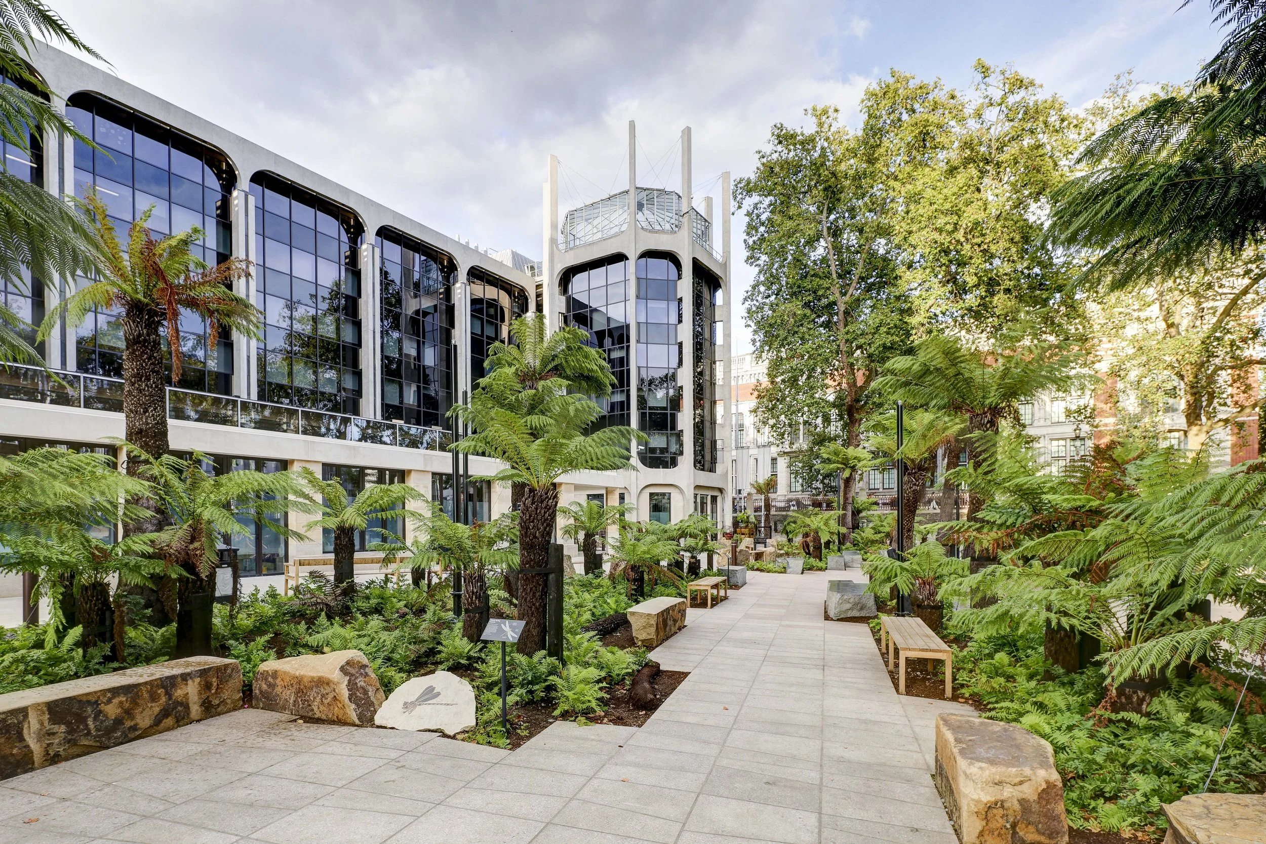 Summer reception at the Garden Kitchen & Gardens at the Natural History Museum London
