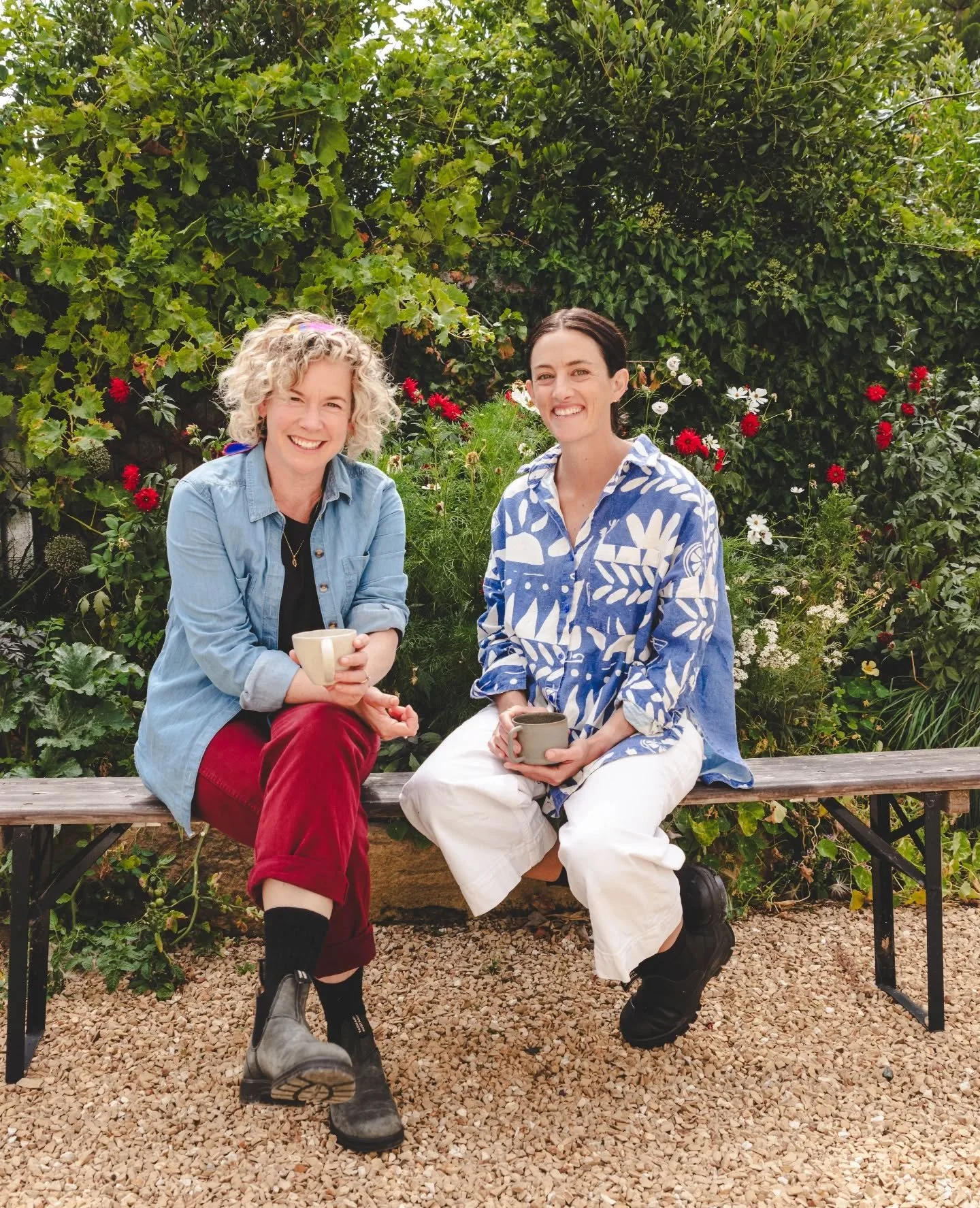 Oh hi!! If you're new here, thank you for joining us. We're Emily (L) and Maddie (R), two friends with a lot of gardening enthusiasm, but very little know how (it's ever-increasing though!). Our friendship grew in the garden of our mate Pip @the_gard