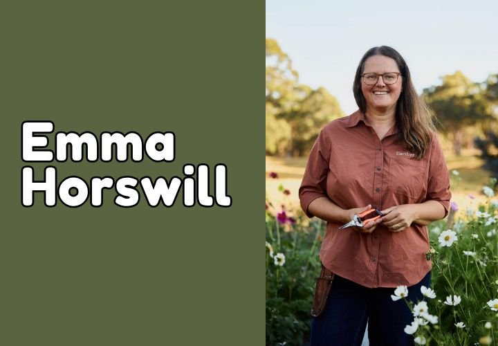 Episode 42: Emma Horswill // Earthenry Flower Farm, Dahlias, Cover Crops, Pulse Watering, Ranunculus