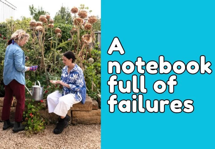 Episode 44: A notebook full of failures - Maddie and Emily chat!