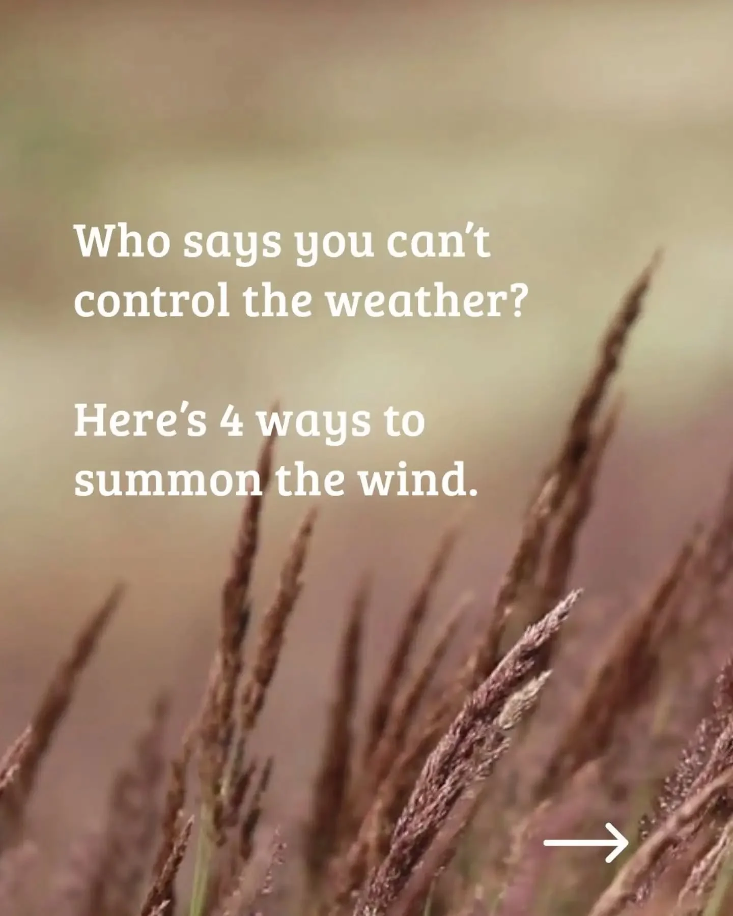 A haiku to the wind:

Prepare for the job
The weather gods have a plan
Let the swear words fly