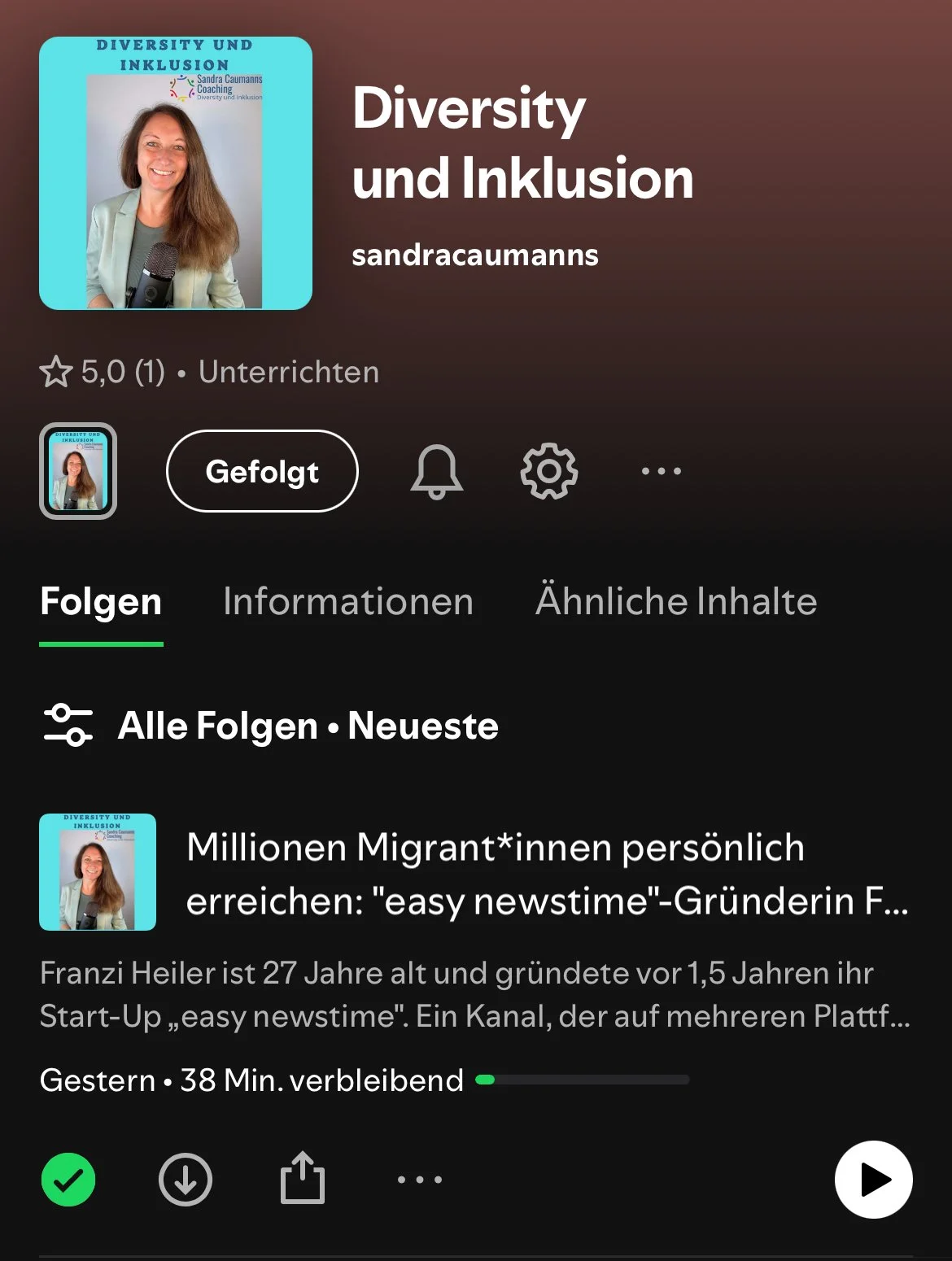 21.10.24: Podcast mit Franzis ehemaligen Schullehrerin