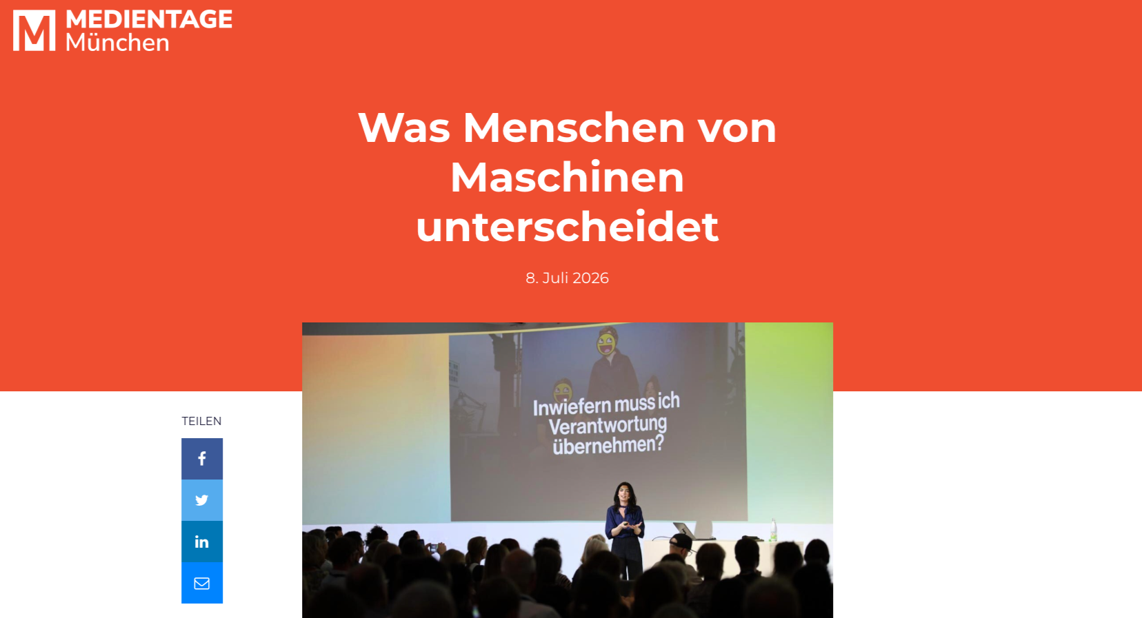 08.07.2026: Medientage München
