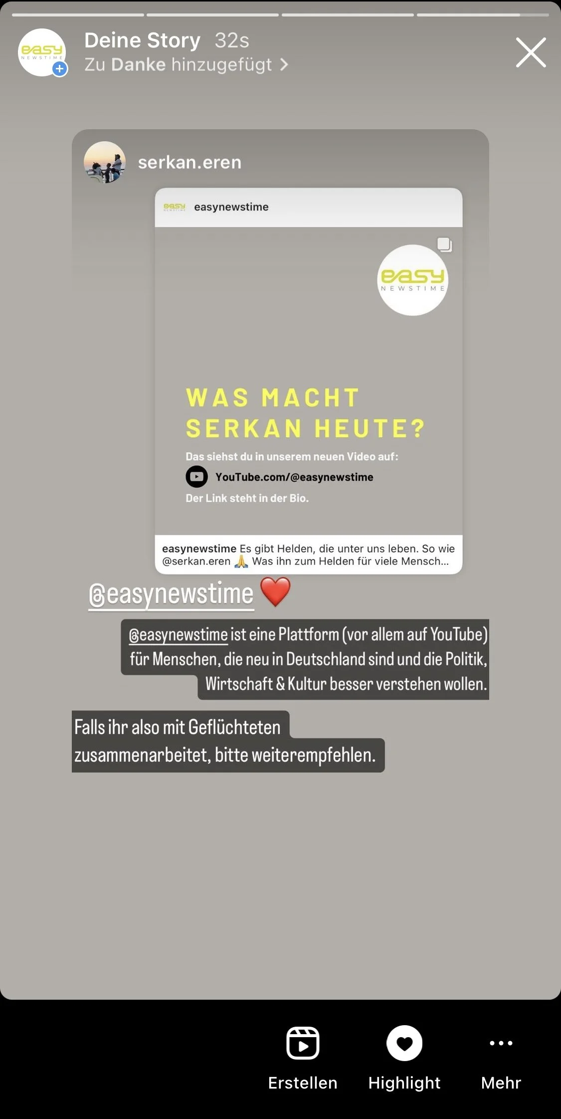 20.08.2023: Kooperation mit Serkan Eren von STELP (Stuttgarter des Jahres & Bundesverdienstkreuz-Träger)