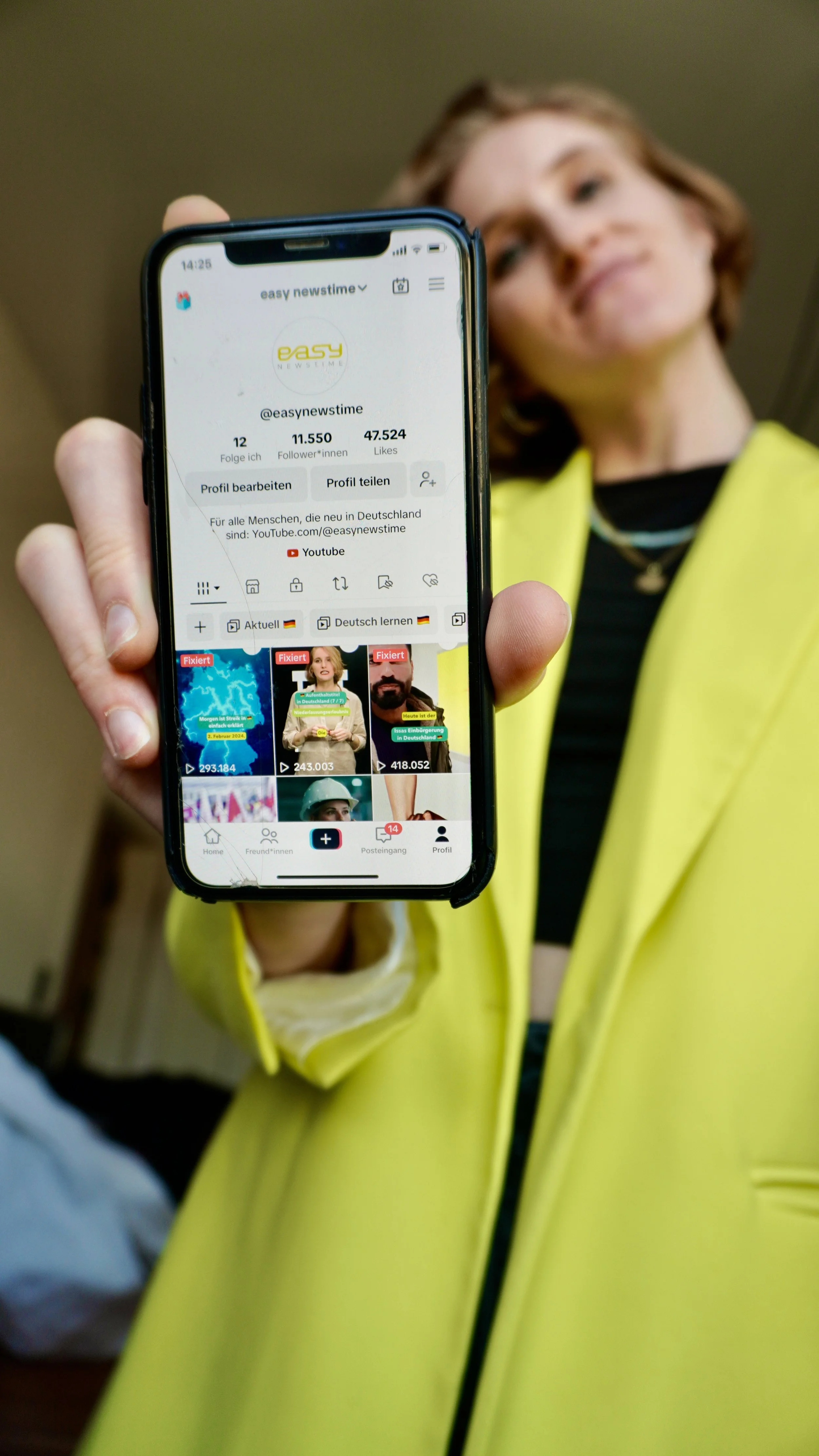 Februar 2024: Auf TikTok haben wir die 10.000-Abonnent*innen-Marke geknackt (10 Monate nach Launch)