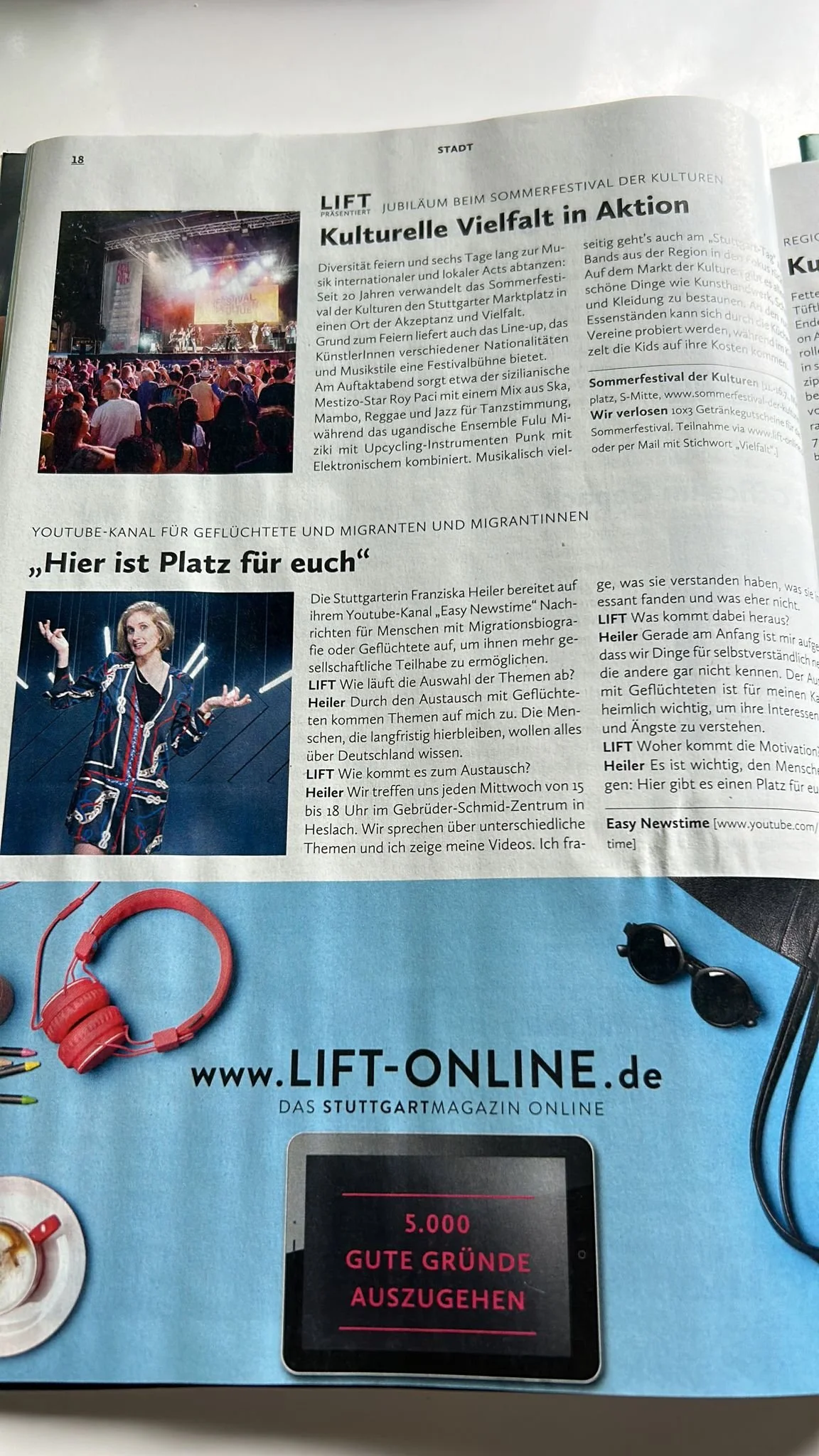 31.07.2023: Beitrag im LIFT-Magazin