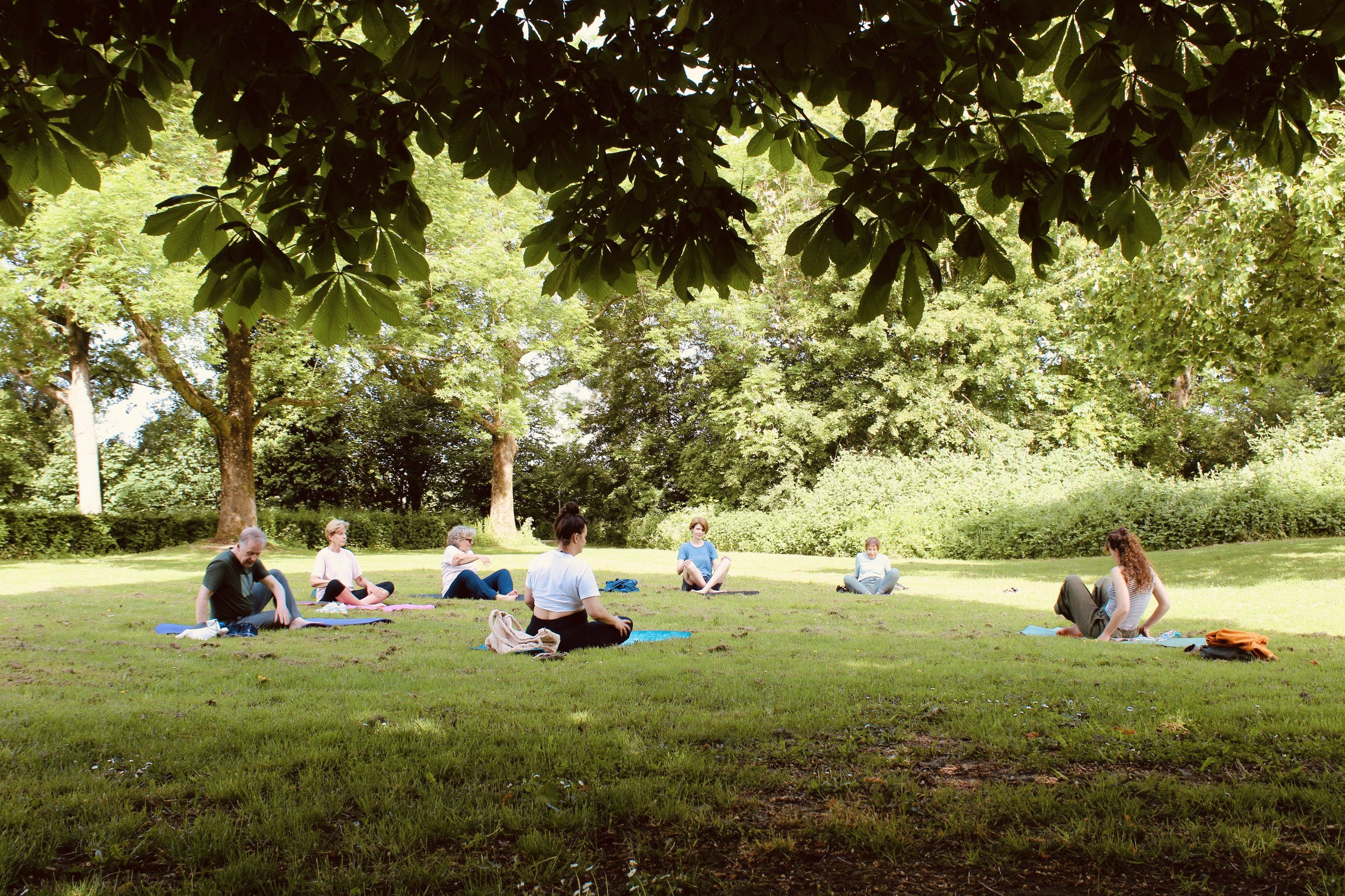Yoga met de groep
