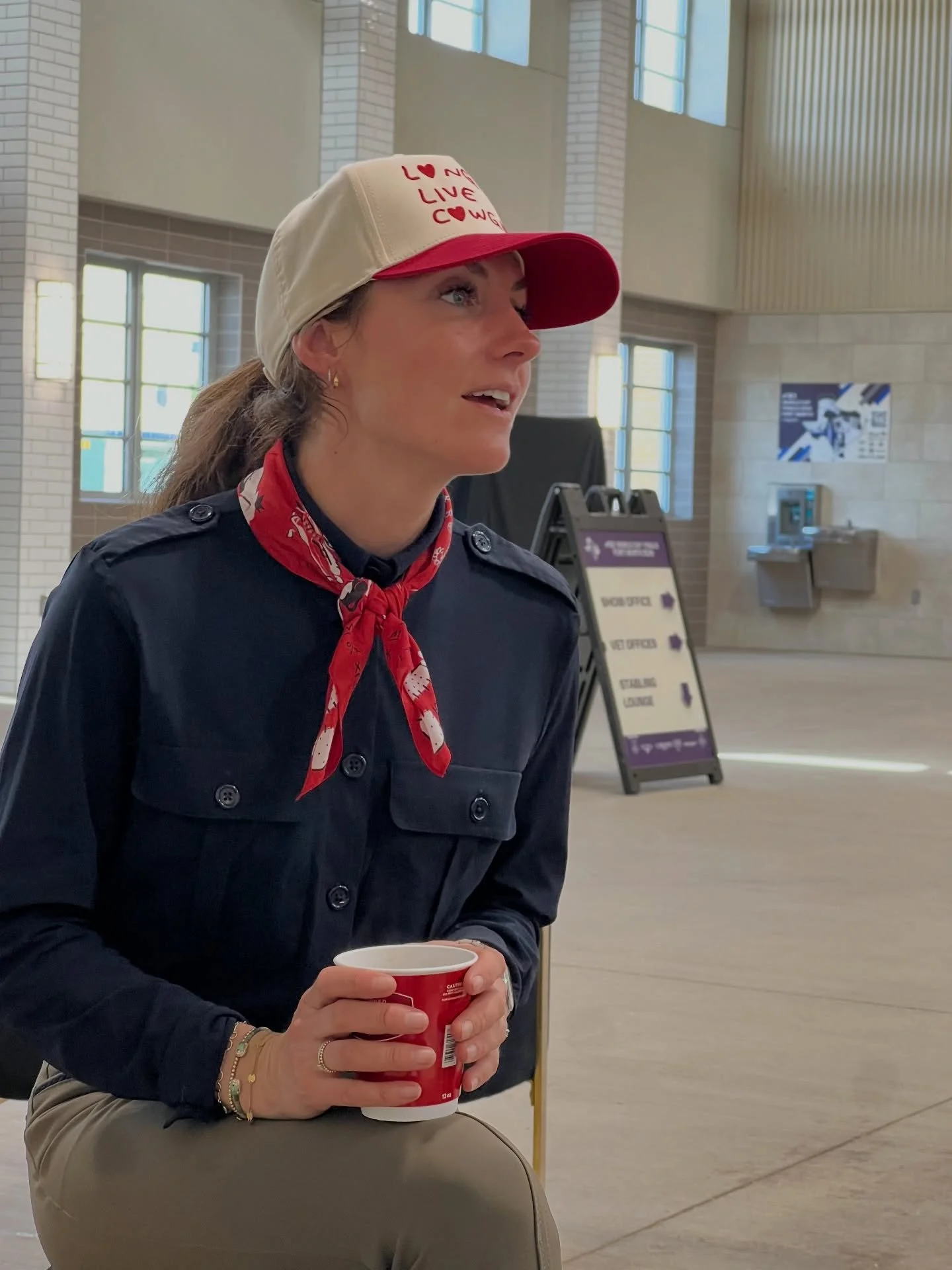 We love our new cowgirl from Norway. What an amazing person!