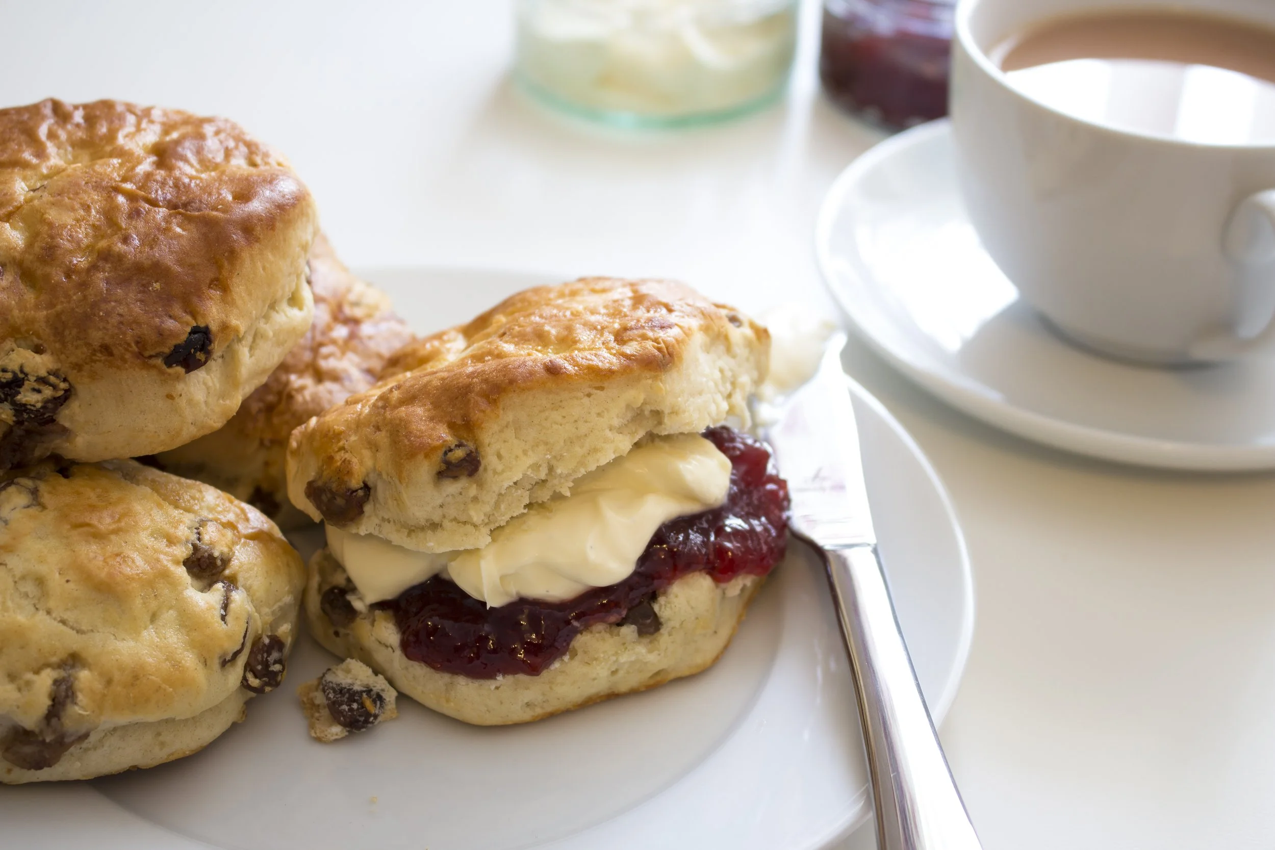 England Scones with cream and jam.jpg
