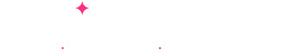 Abstract image with black and pink characters or symbols on a white background