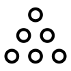 A person holding a phone in front of a bright screen showing a 3D molecular structure.