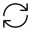 A black silhouette of a bear standing on all fours against a white background.