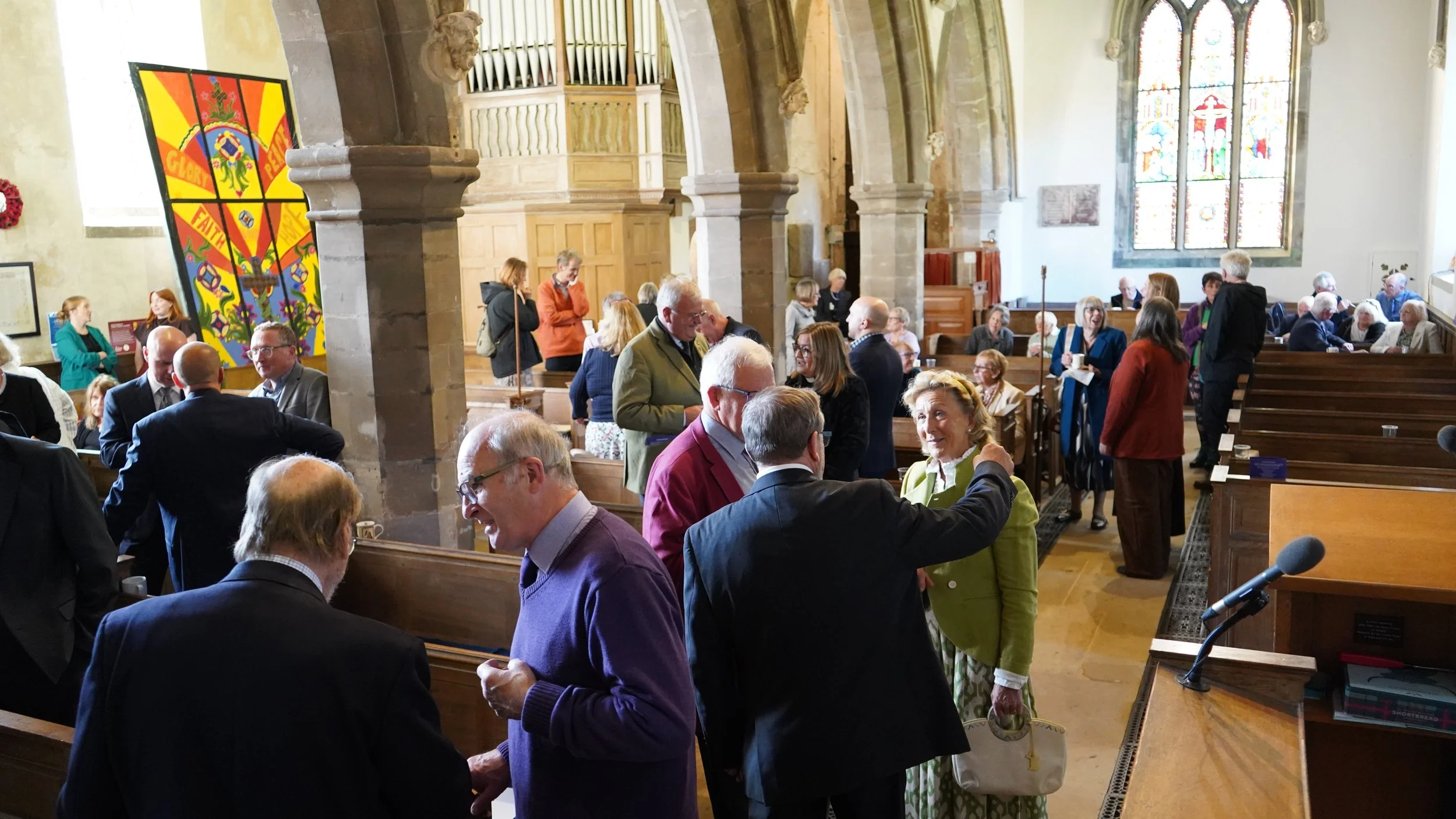 Tea and cake in the church