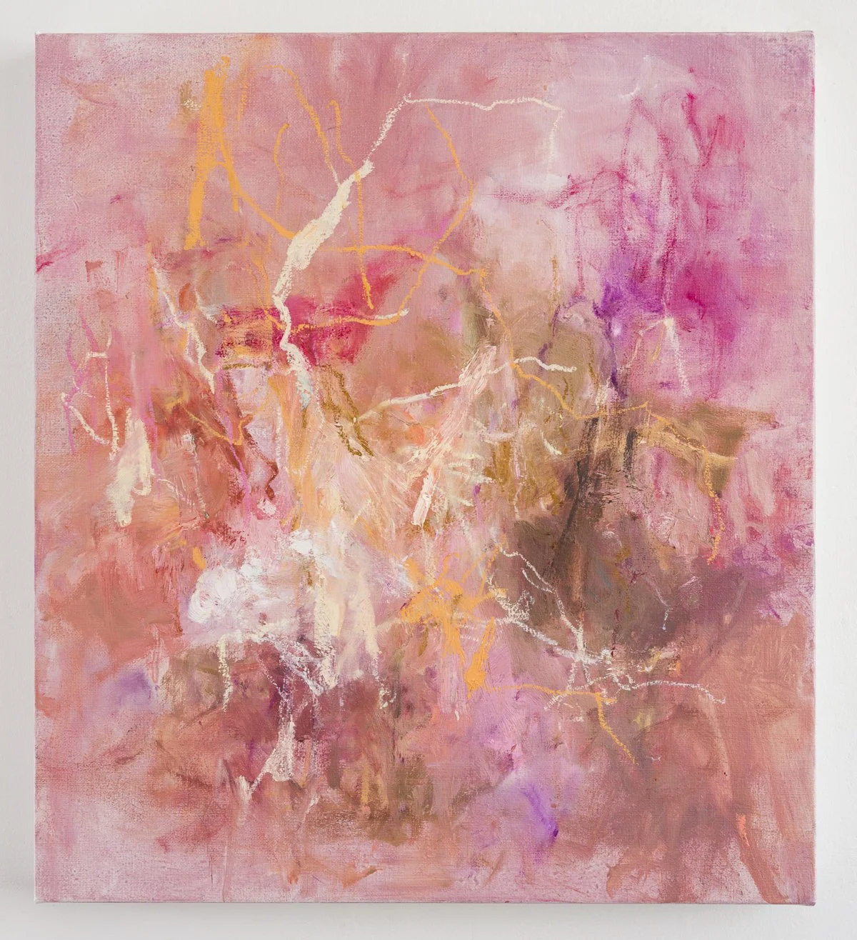 Filament, 2023, oil on canvas, 20 x 18 inches