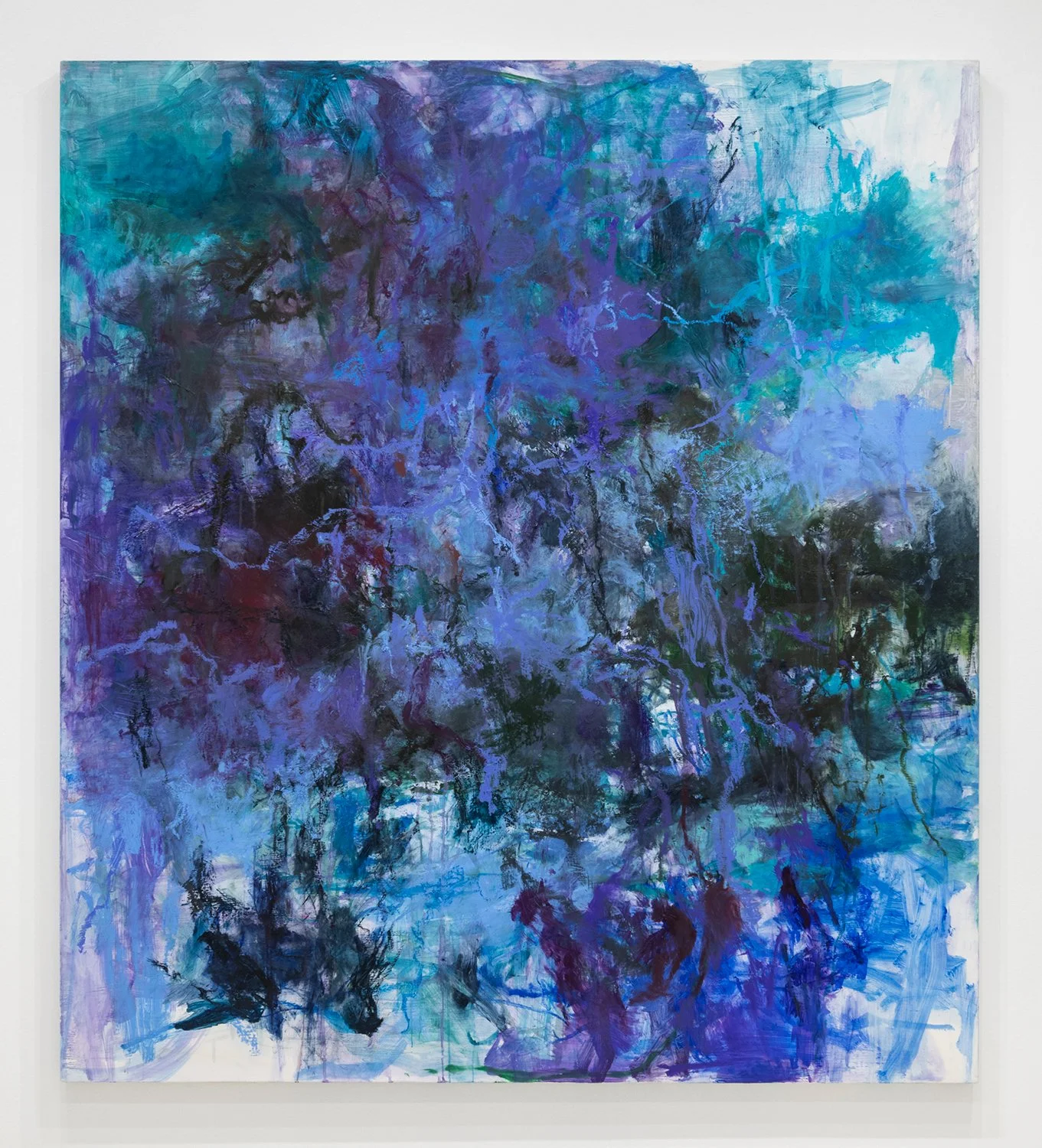 Crevice, 2018–2023, oil on canvas, 60 x 54 inches