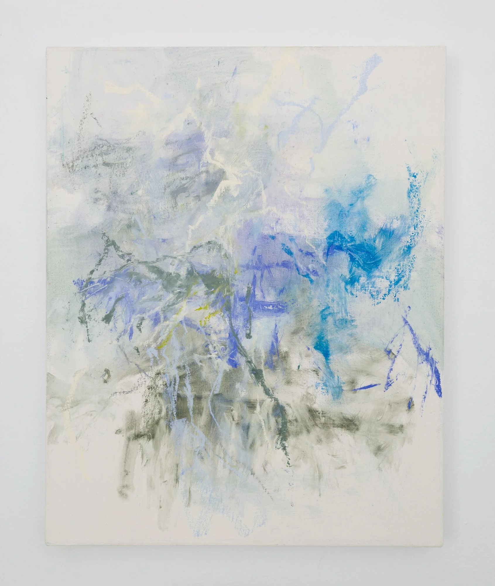 Blue Heron, 2024, oil on canvas, 20 x 16 inches