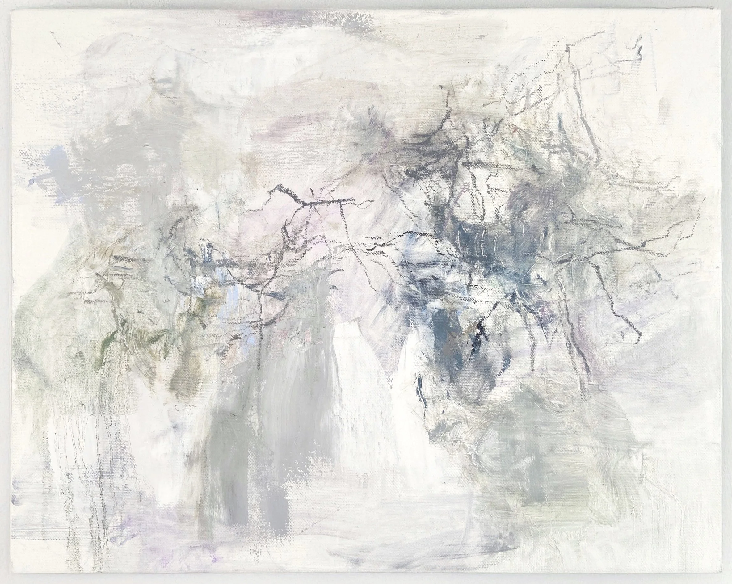 Sounds Like Winter, 2024, oil on linen, 24 x 30 inches