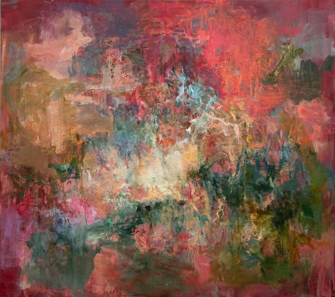Red Velvet, 2026, oil on linen, 48 x 54 in.