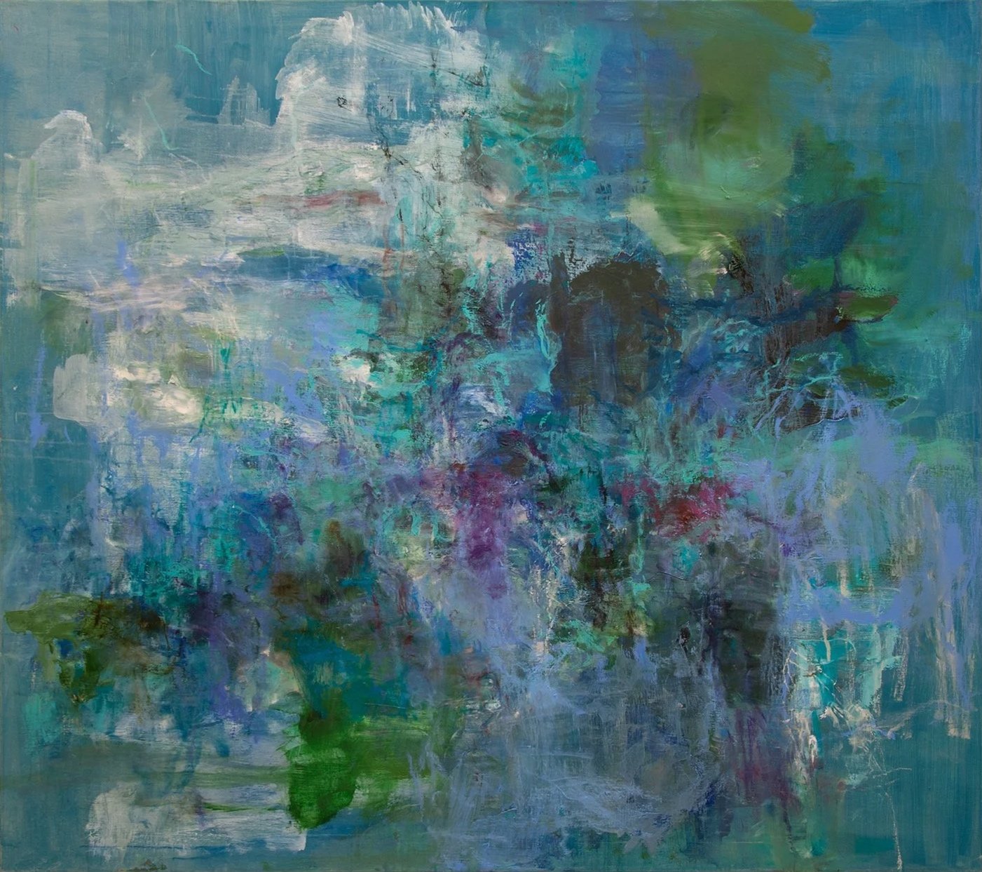 Wind-wound, 2026, oil on linen, 48 x 54 in.