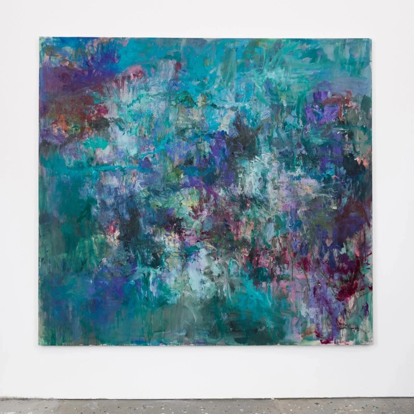 November Guest, 2026, oil on canvas, 70 x 76 in.