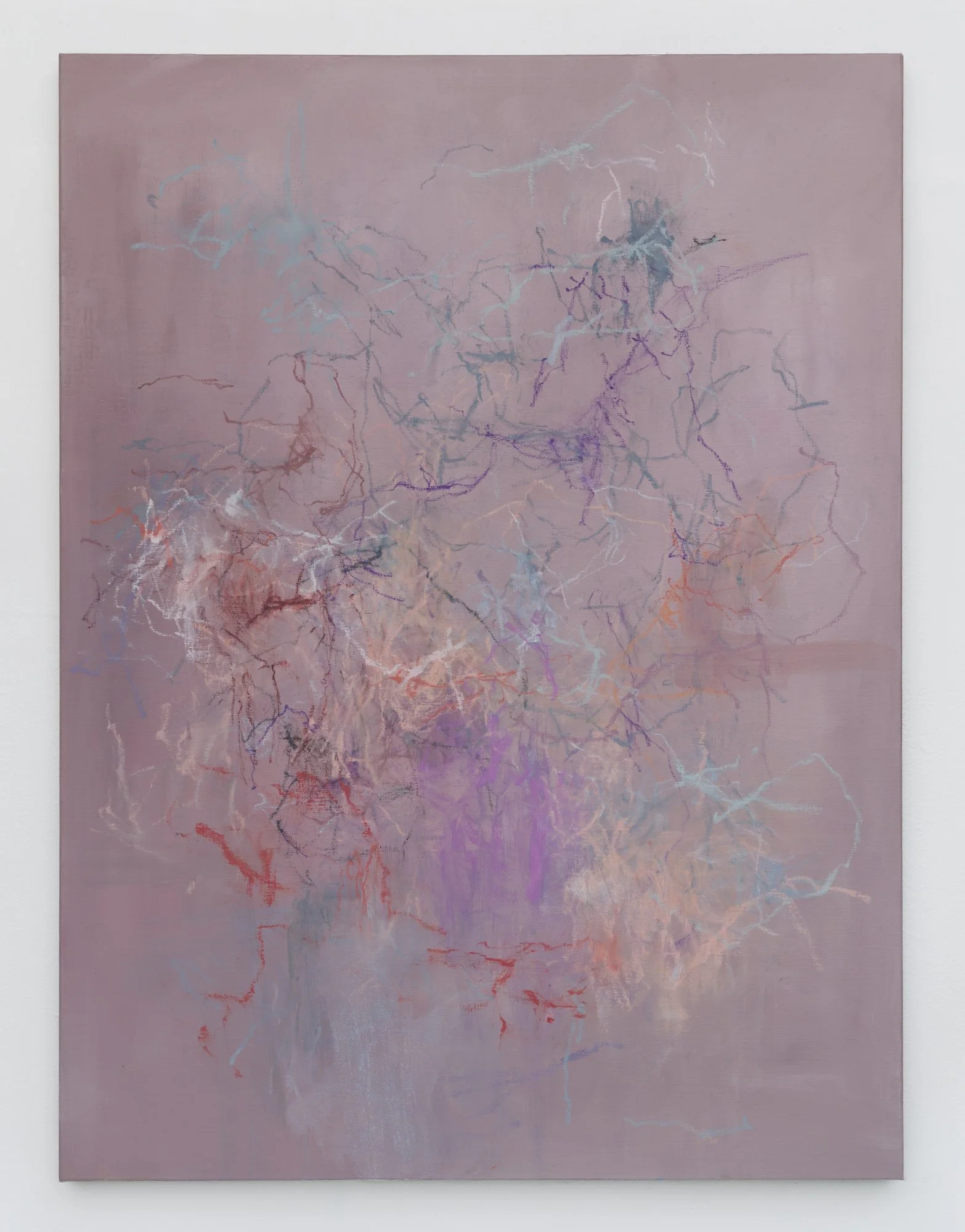 Violet Shifting, 2025, oil on linen, 40 x 30 in.