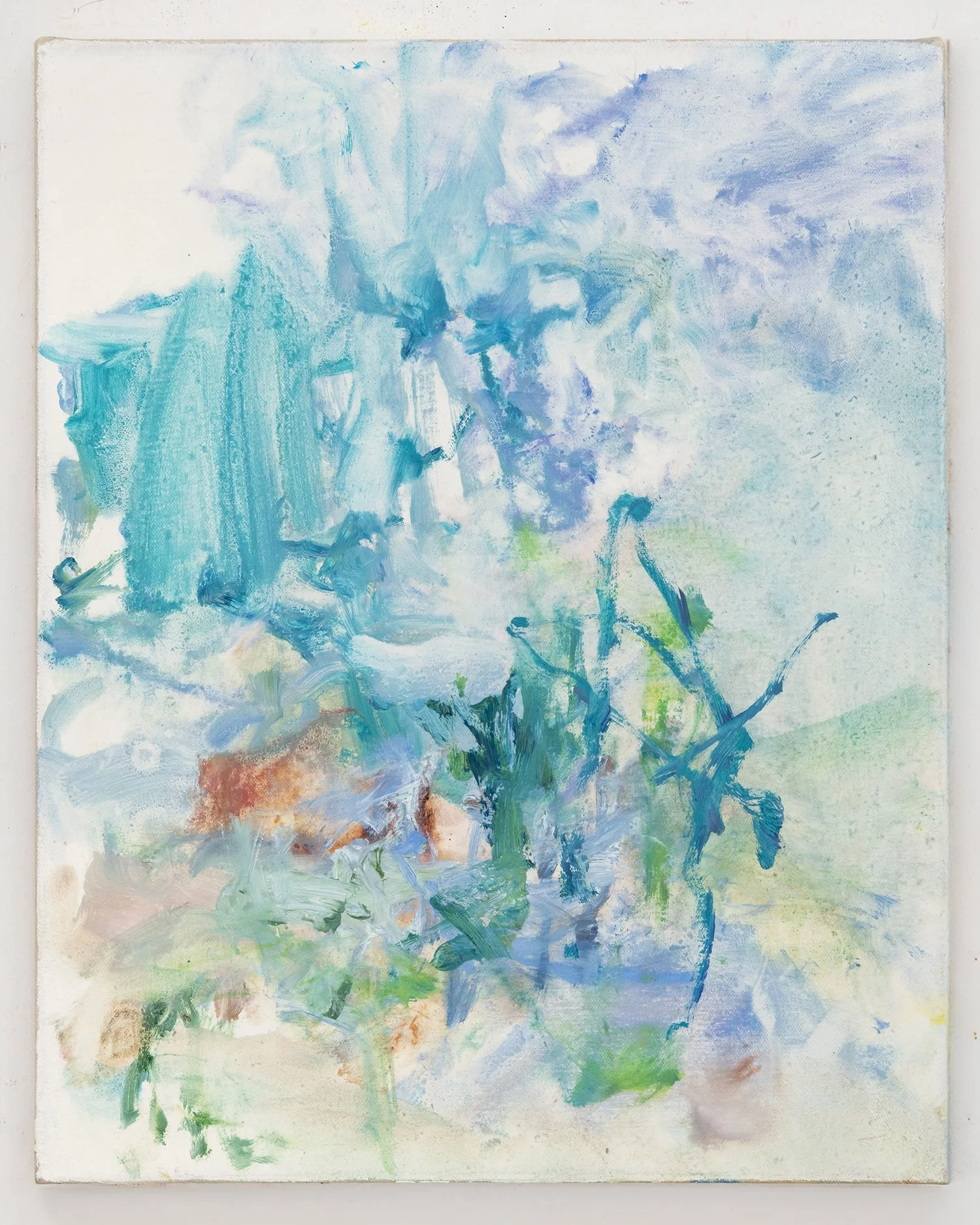 Counter #1, 2022, oil on canvas, 20 x 16 inches