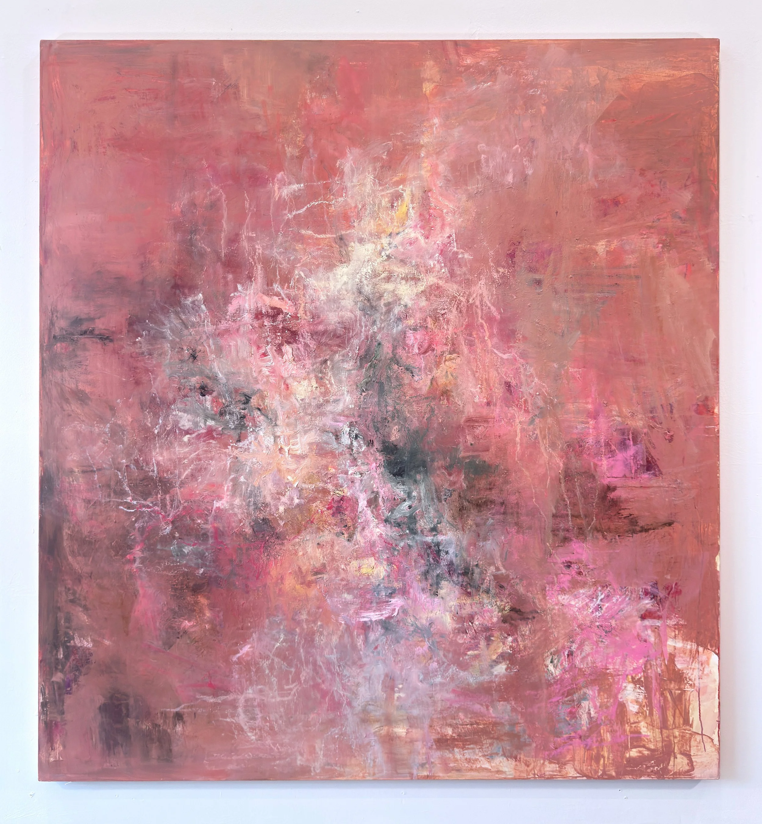 Lattices, 2026, oil on canvas, 70 x 64 in.