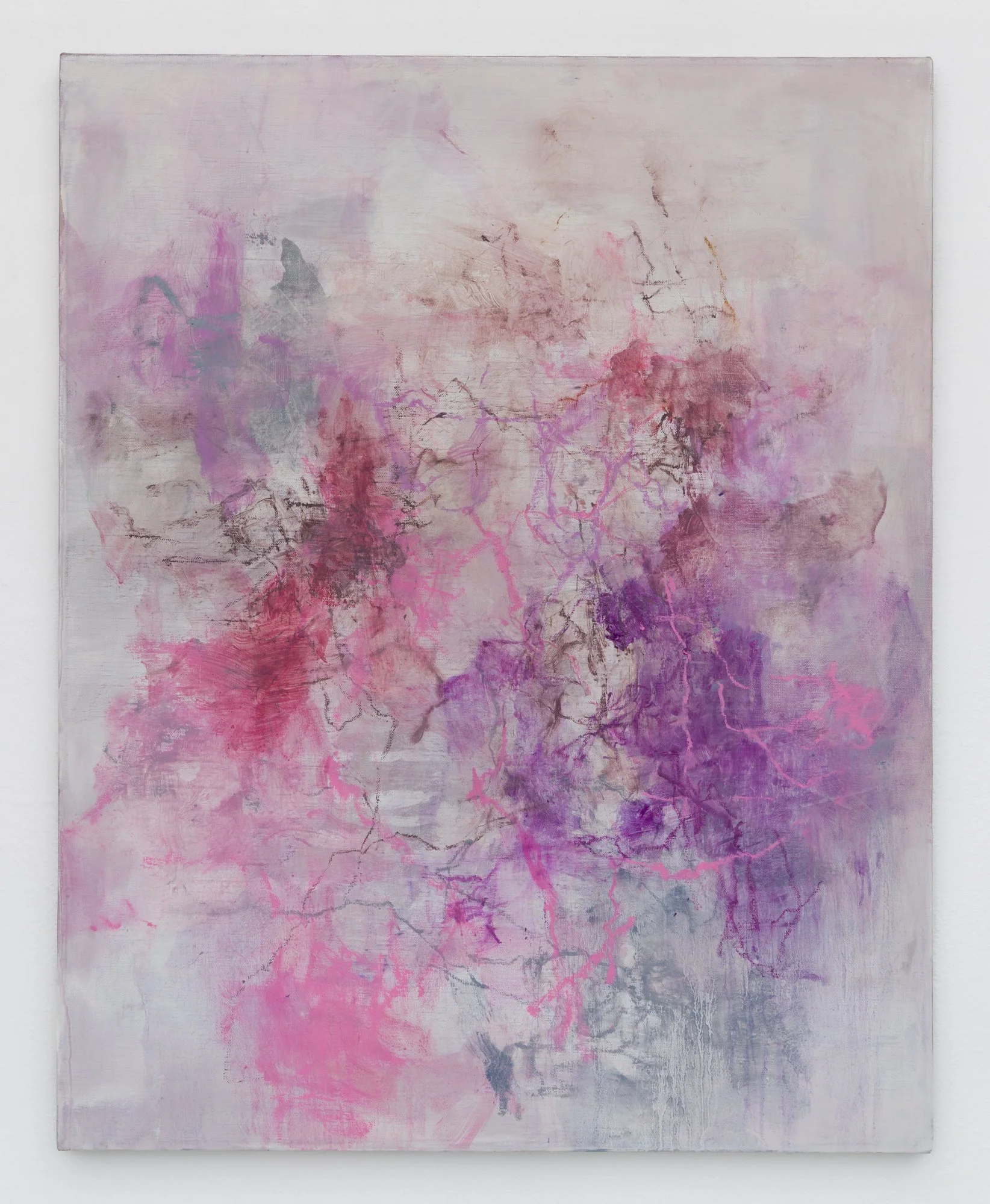 Sound-site #3, 2025, oil on linen, 30 x 24 in.