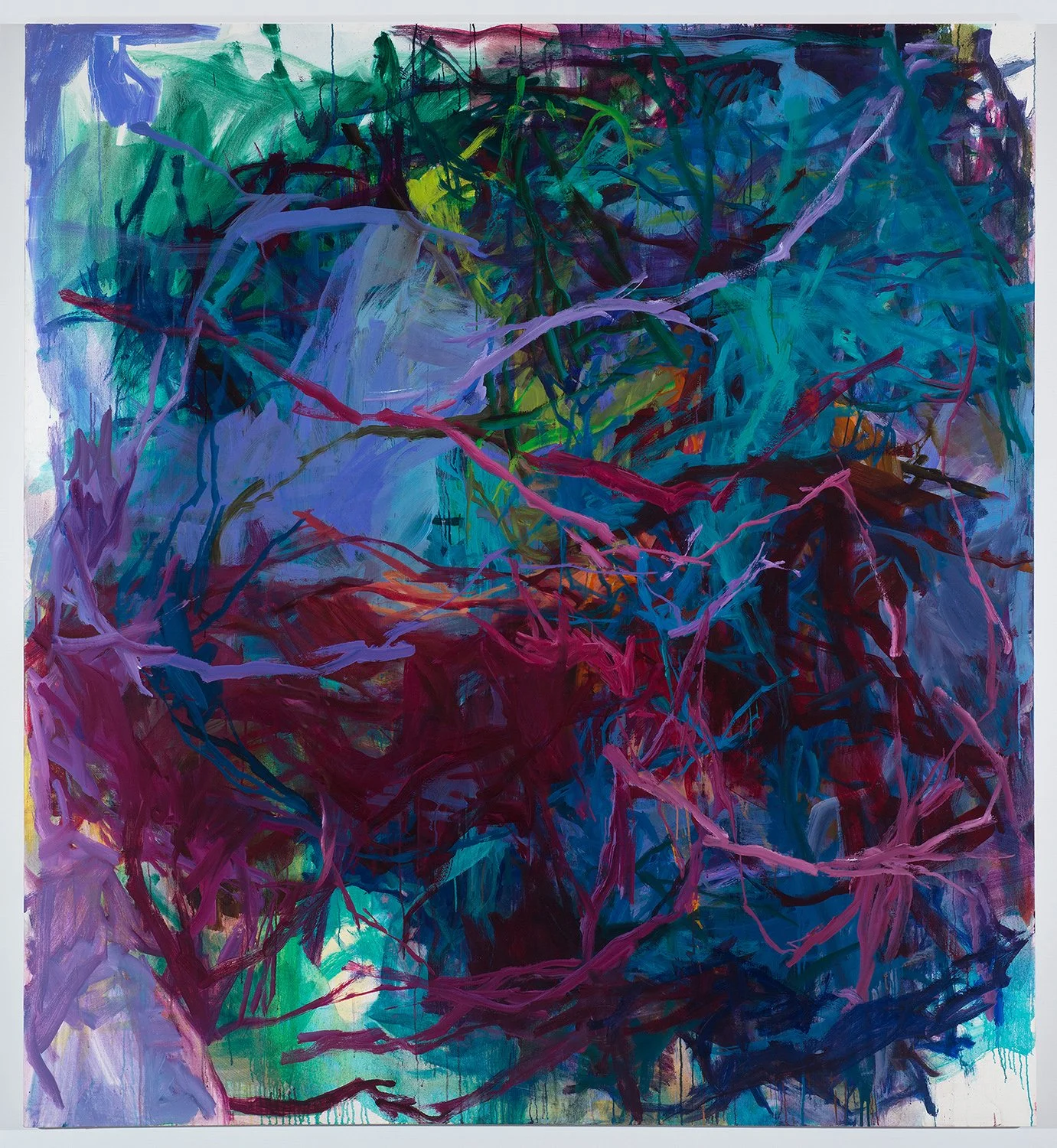 Recast, 2017, oil on canvas, 70 x 64 in.