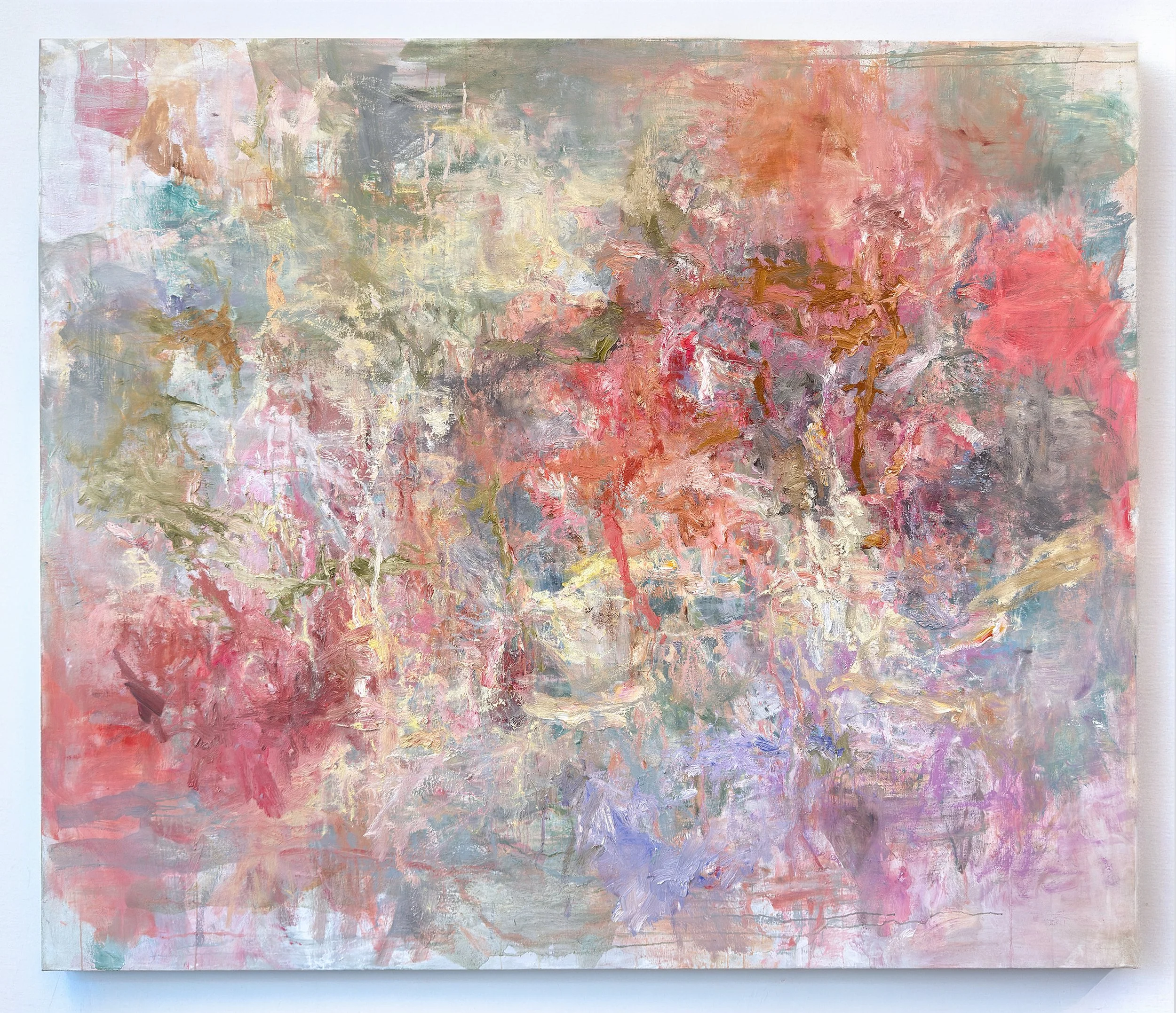 Hindsight, 2026, oil on canvas, 64 x 76 in.