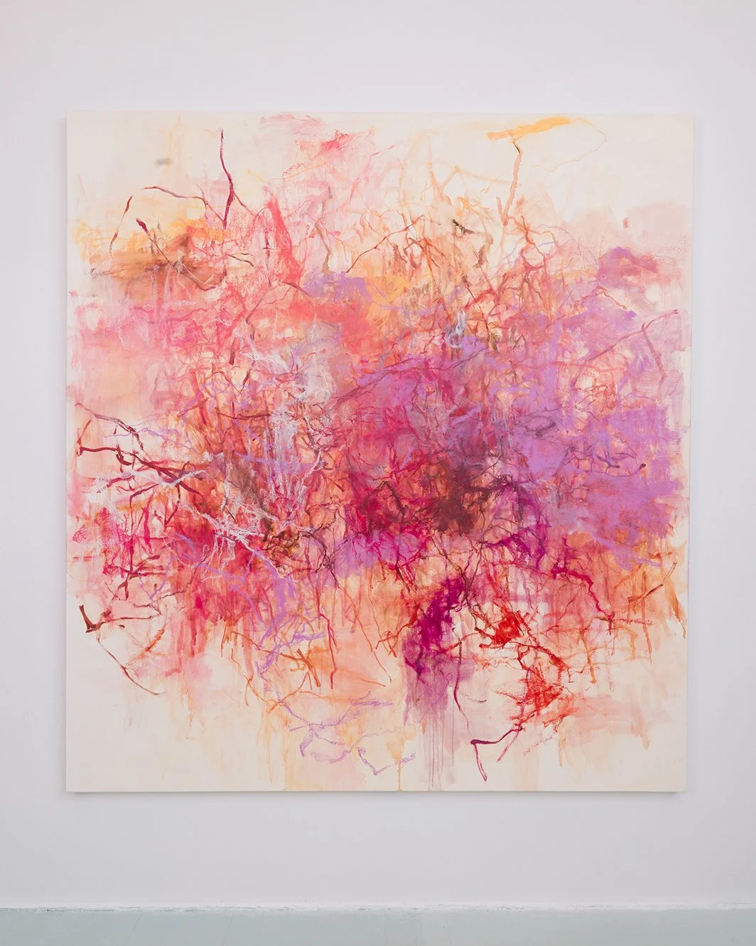 Graft, 2022–2024, oil on canvas, 76 x 70 inches