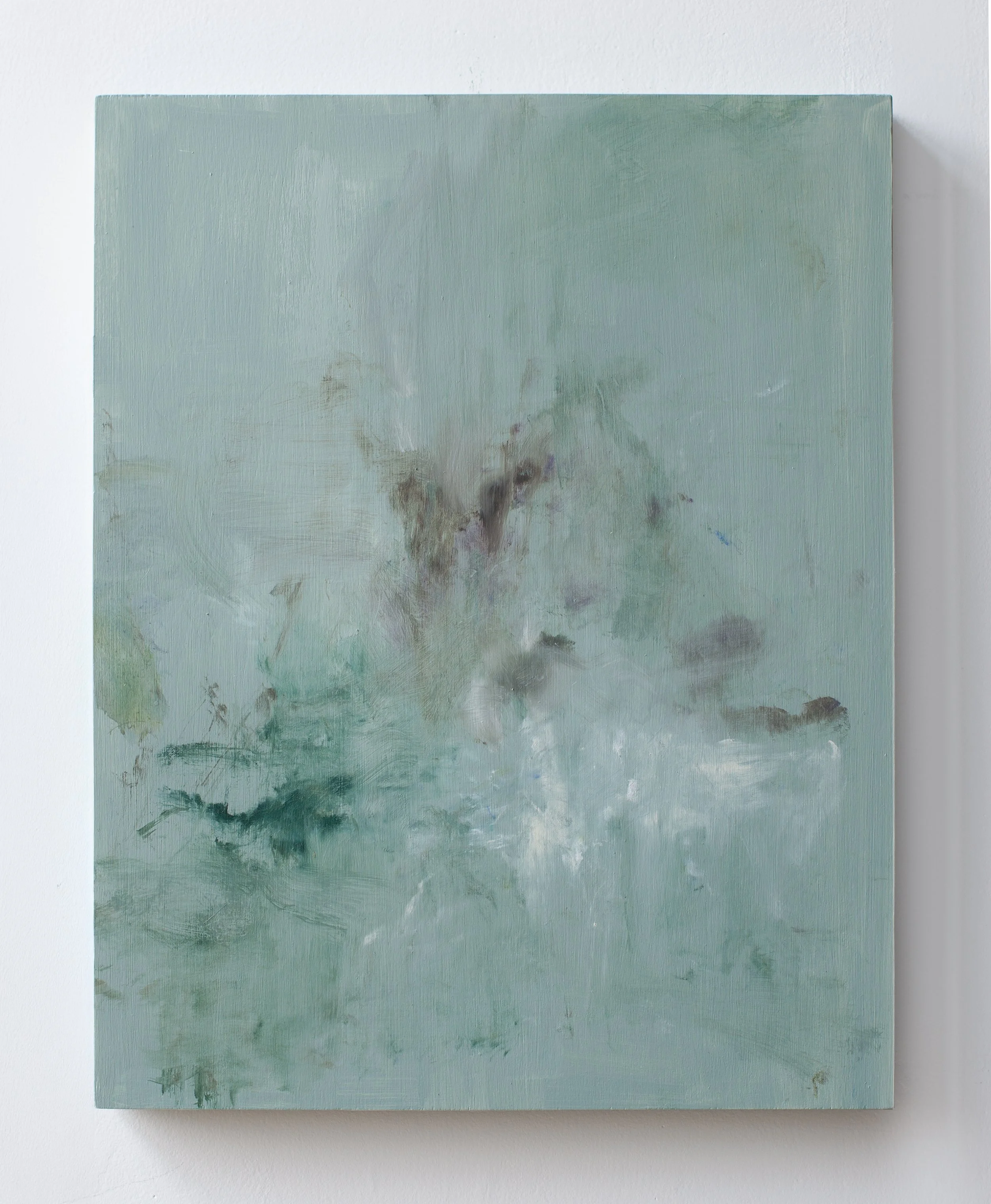Casting #16, 2026, oil on panel, 20 x 16 in.