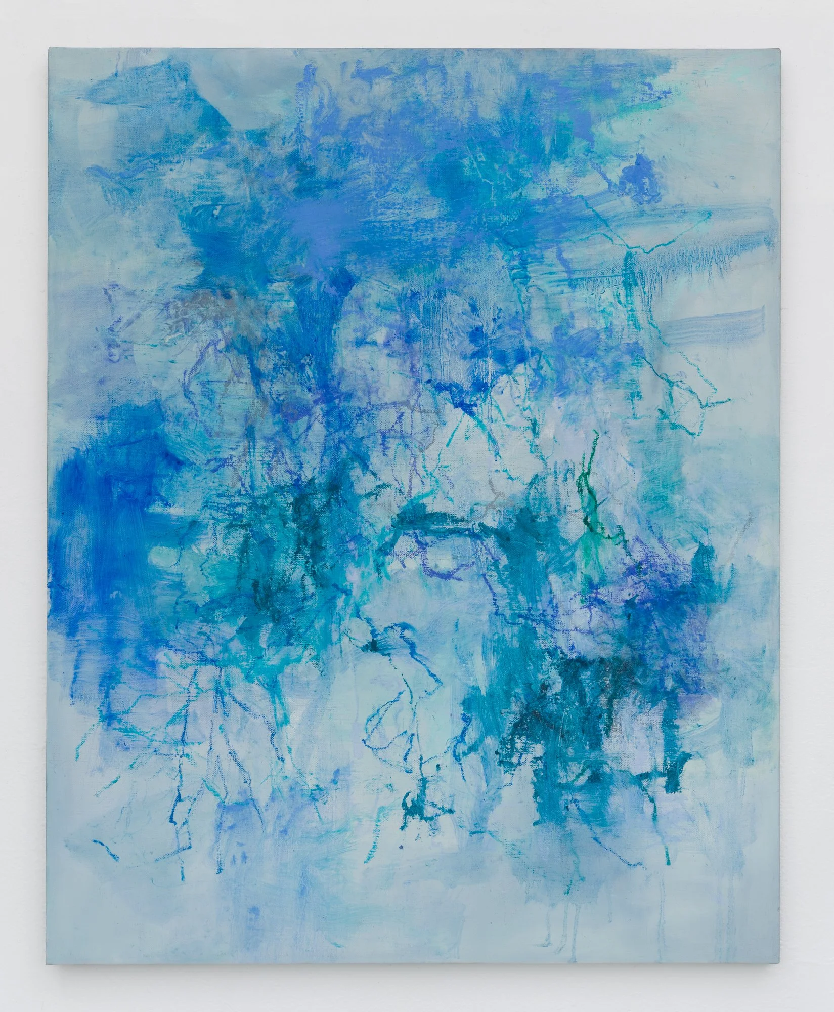 Sound-site #6, 2025, oil on linen, 30 x 24 in.