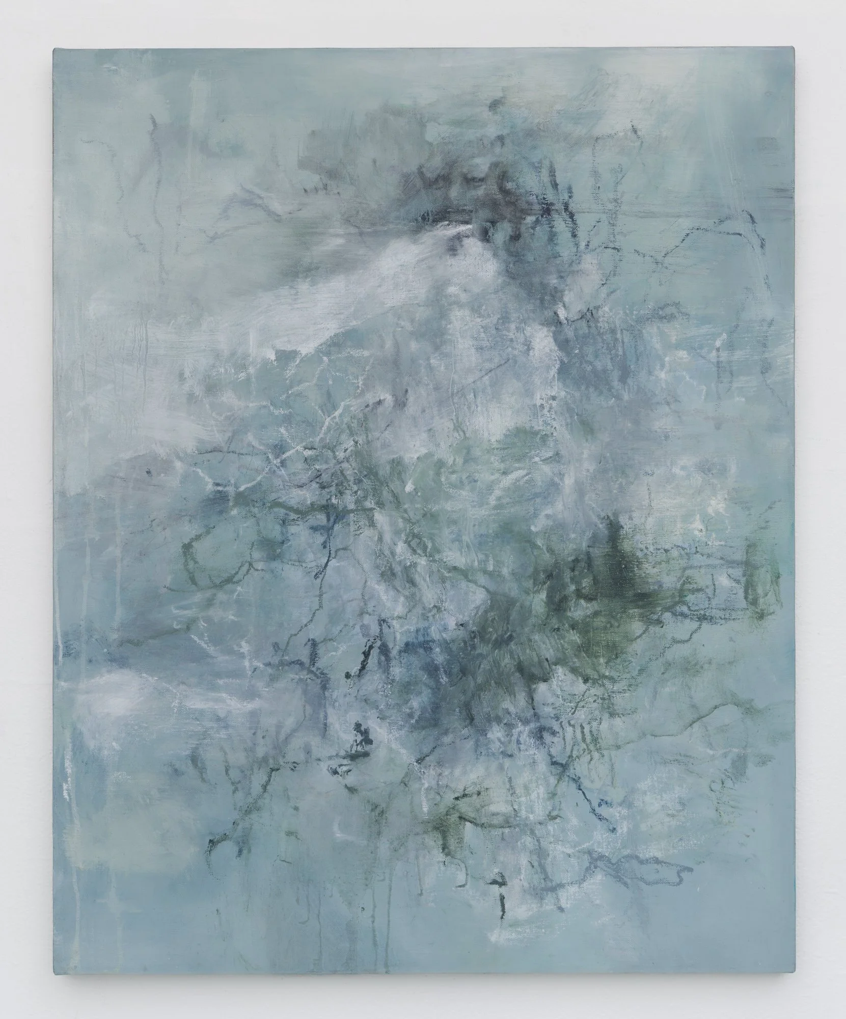 Sound-site #5, 2025, oil on linen, 30 x 24 in.
