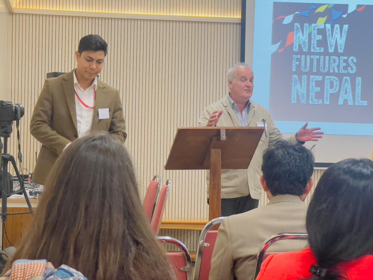 Many thanks to supporter and UK advisor for our Mandala House project David Rivers for presenting at the Britain-Nepal Non-Governmental Organisation Network (BRANNGO) conference at the British Embassy in Kathmandu yesterday.

David is in Nepal with h