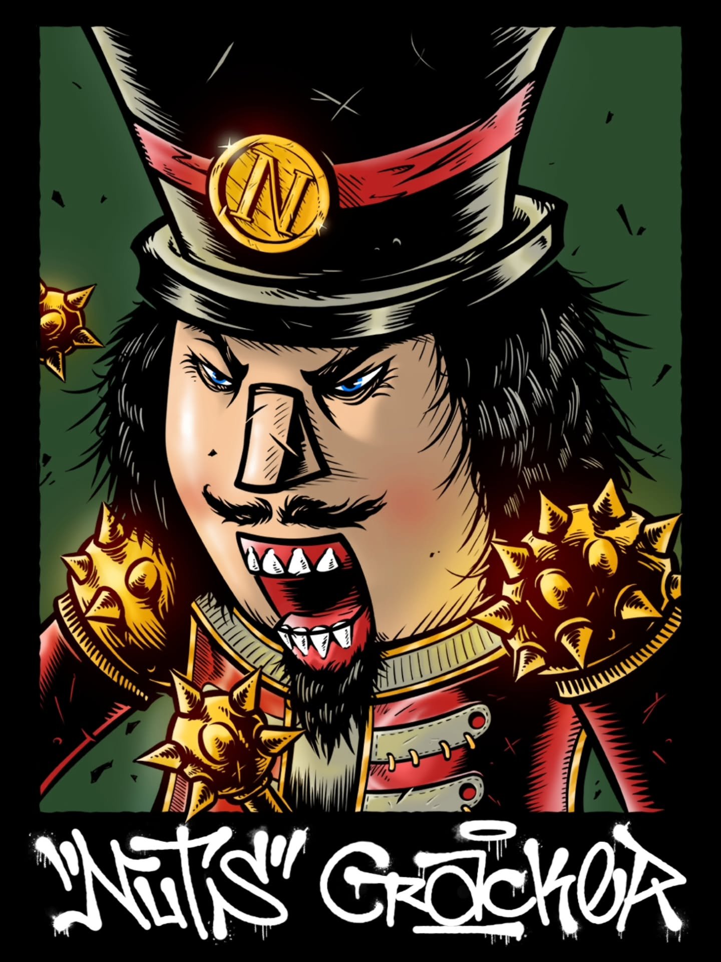 This cracker is "nuts" about X-Mas! 💂🏻

Part of the custom illustrations we did for Christmas 2025.

#billiasbrosdesignco #graphicdesign #nutcracker