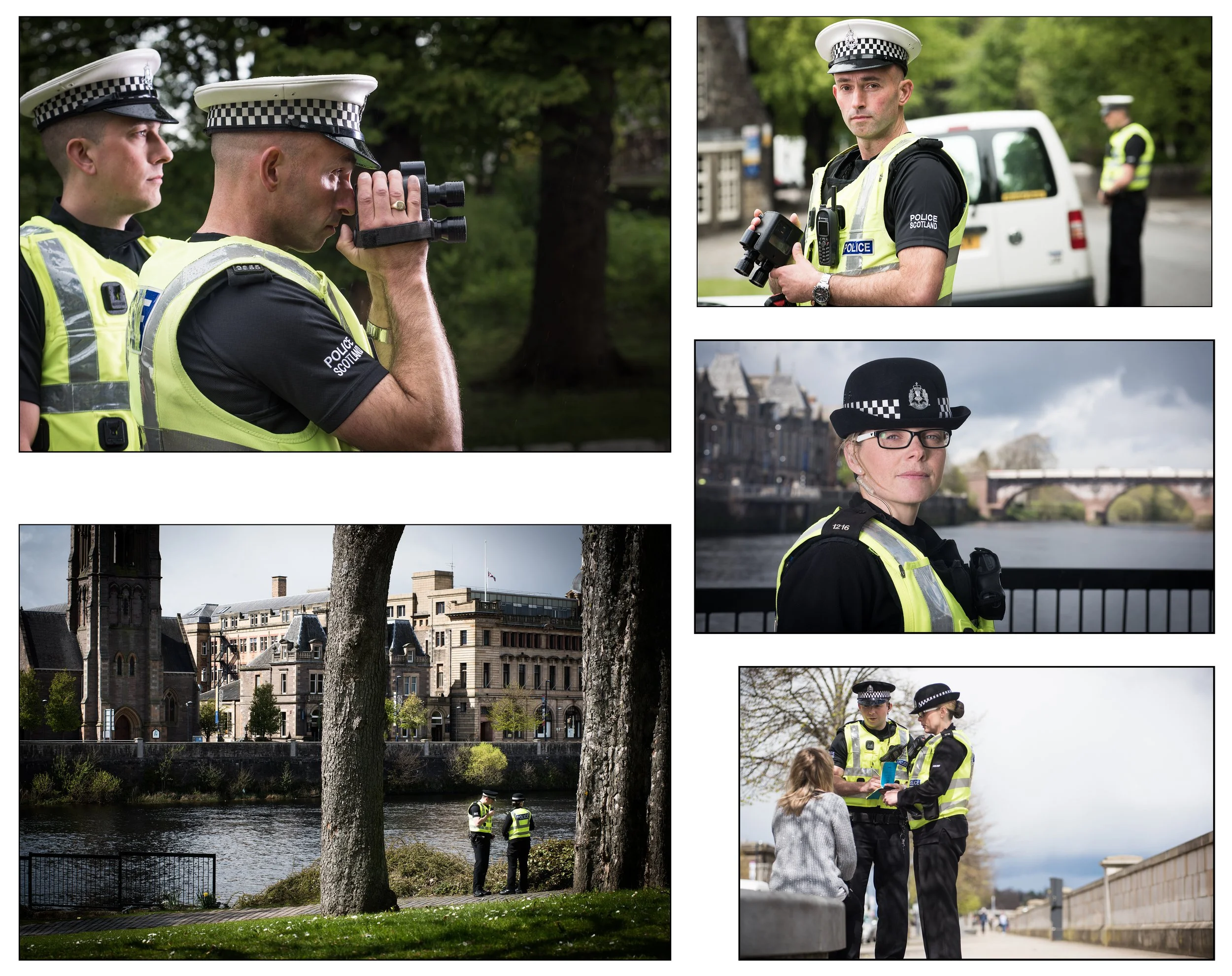 Police Scotland - images for in-house stock library