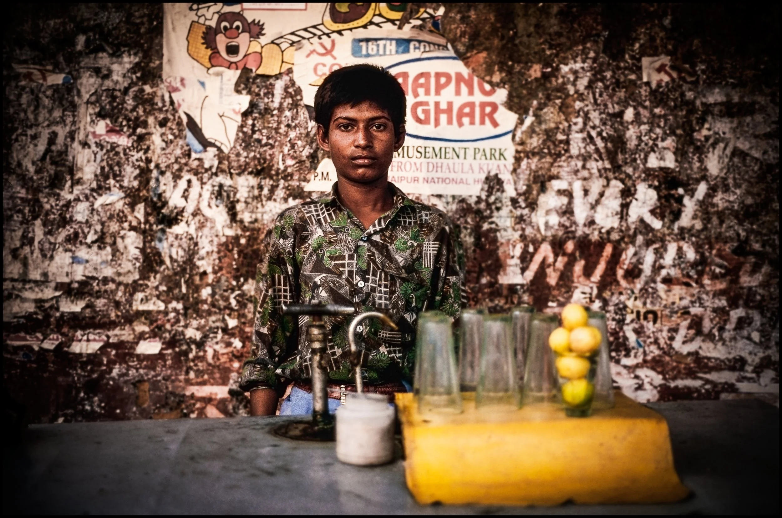Child workers of Delhi .