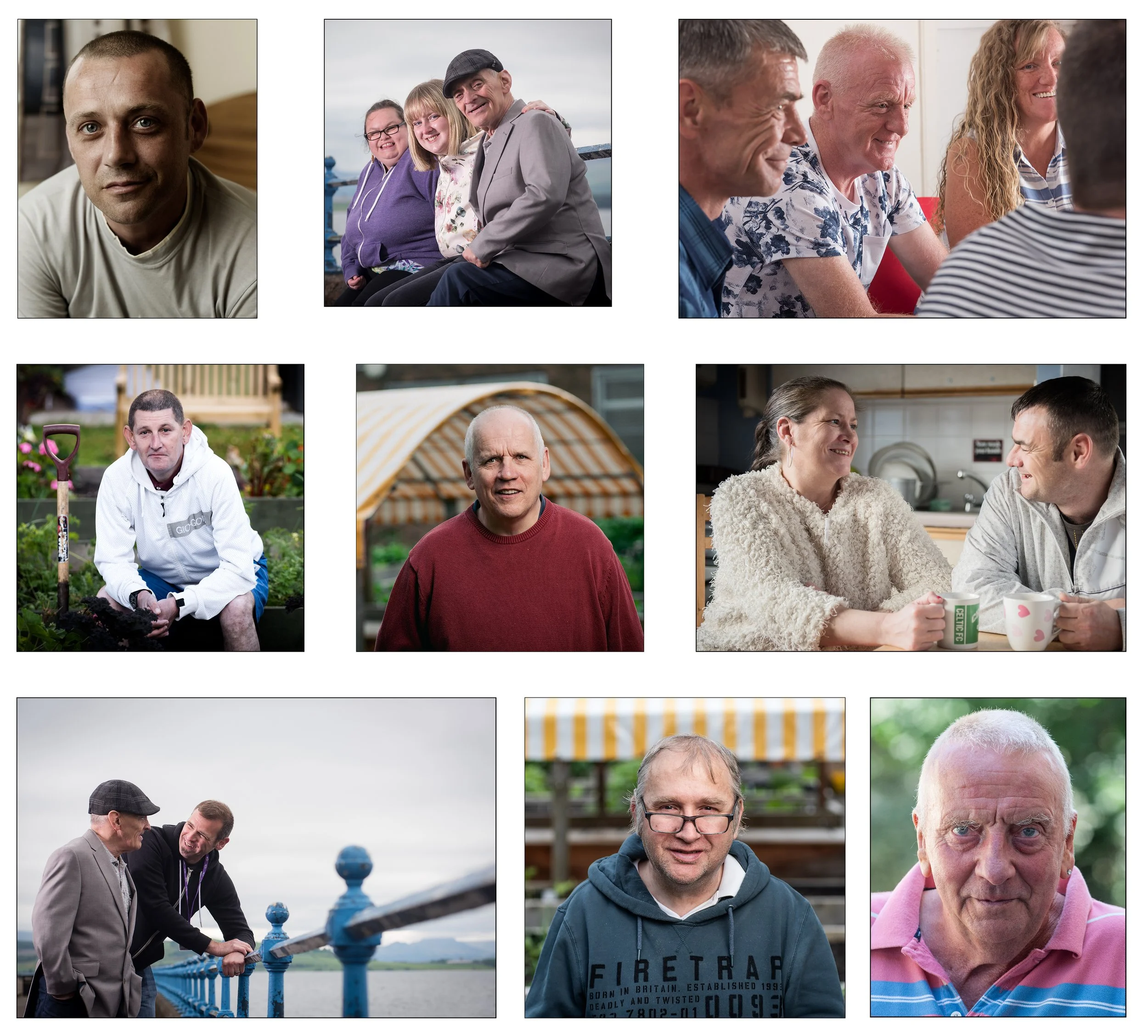 Work for various charities.