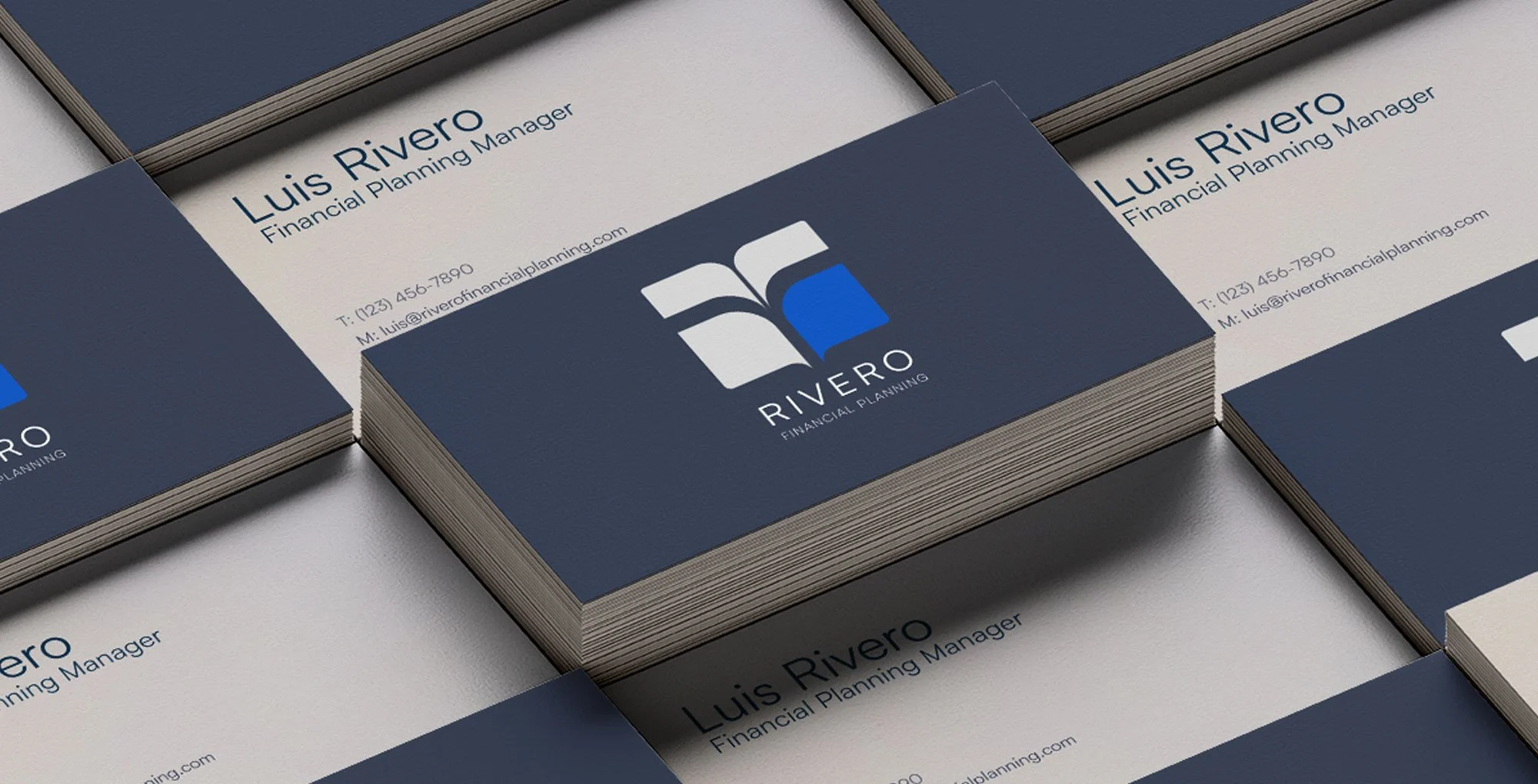 Business cards for Rivero Financial Planning