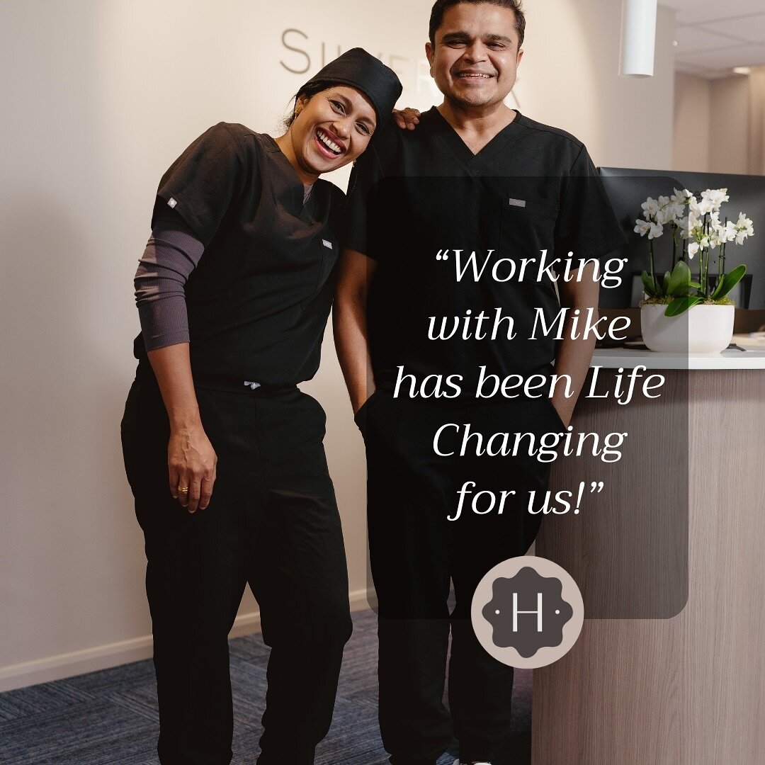 A few words from a wonderful client. What a privilege to be able to play a small part in facilitating a great success story. 🙌

&ldquo;Working with Mike has been life changing for us. We&rsquo;ve transformed our traditional practice into something w